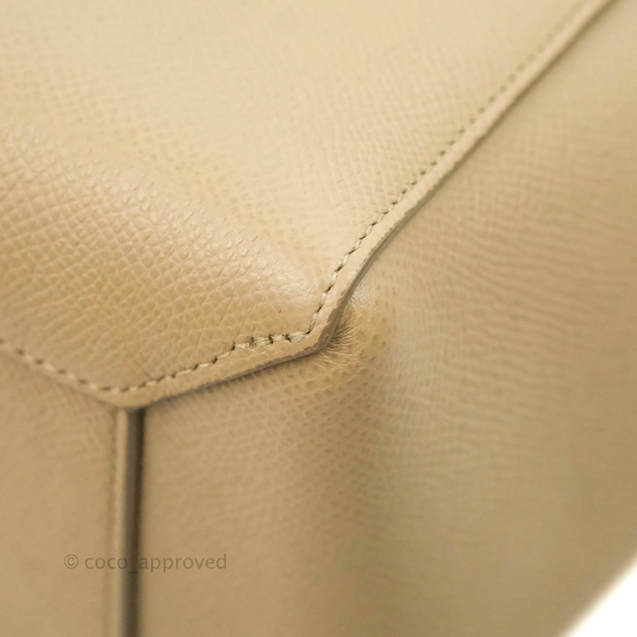 Celine Micro Belt Bag Light Taupe Grained Calfskin Gold Hardware
