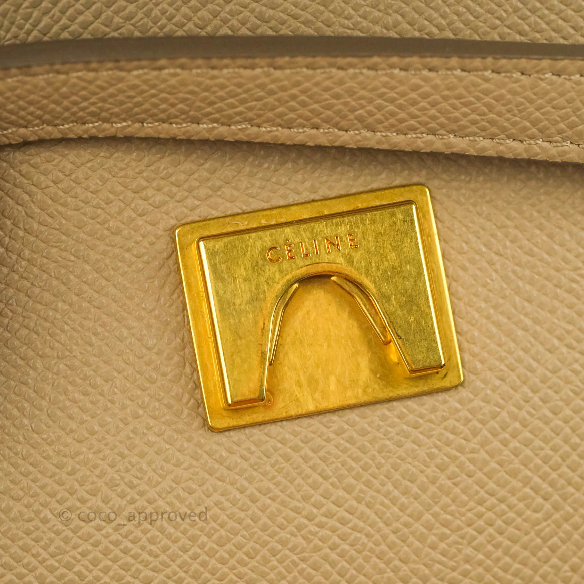 Celine Micro Belt Bag Light Taupe Grained Calfskin Gold Hardware