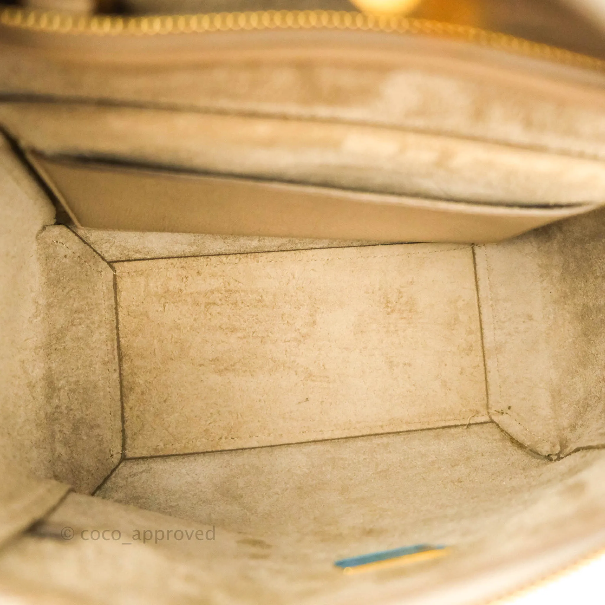 Celine Micro Belt Bag Light Taupe Grained Calfskin Gold Hardware