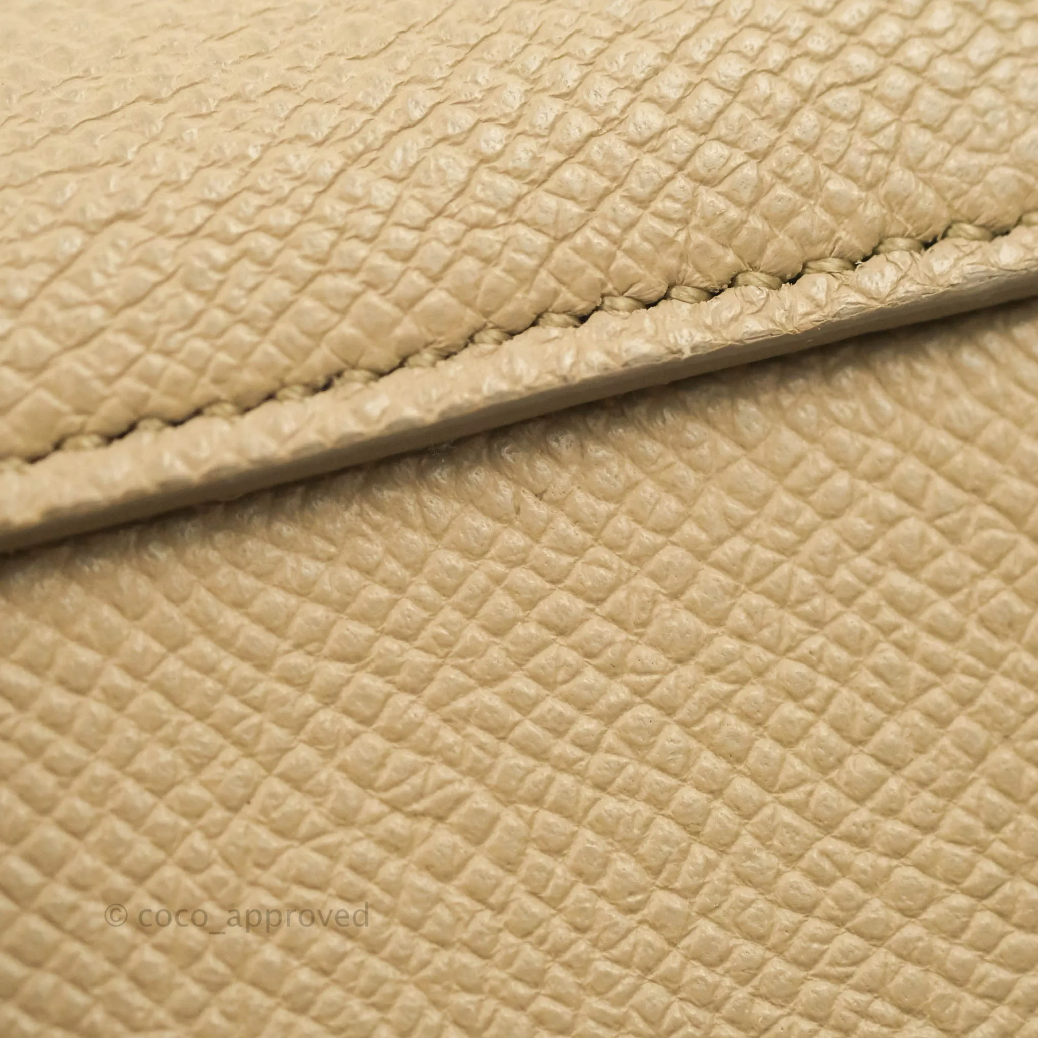 Celine Micro Belt Bag Light Taupe Grained Calfskin Gold Hardware