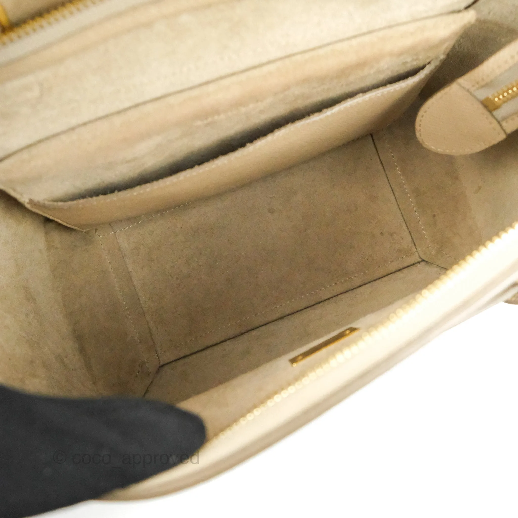 Celine Micro Belt Bag Light Taupe Grained Calfskin Gold Hardware