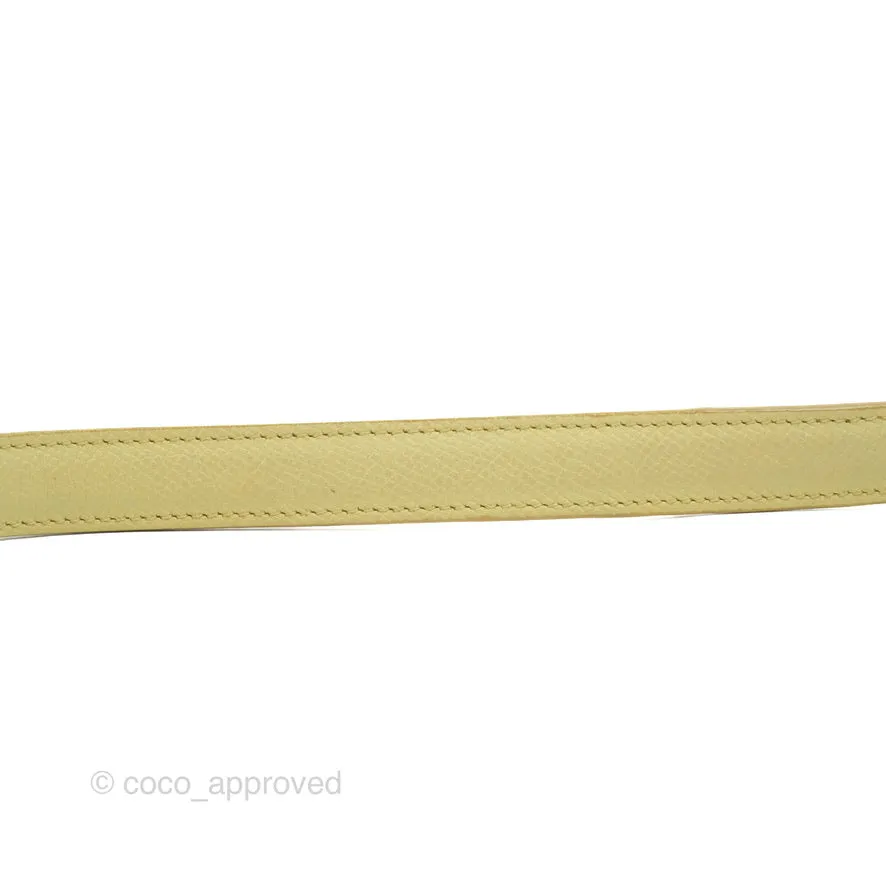 Celine Micro Belt Bag Yellow Grained Calfskin Silver Hardware