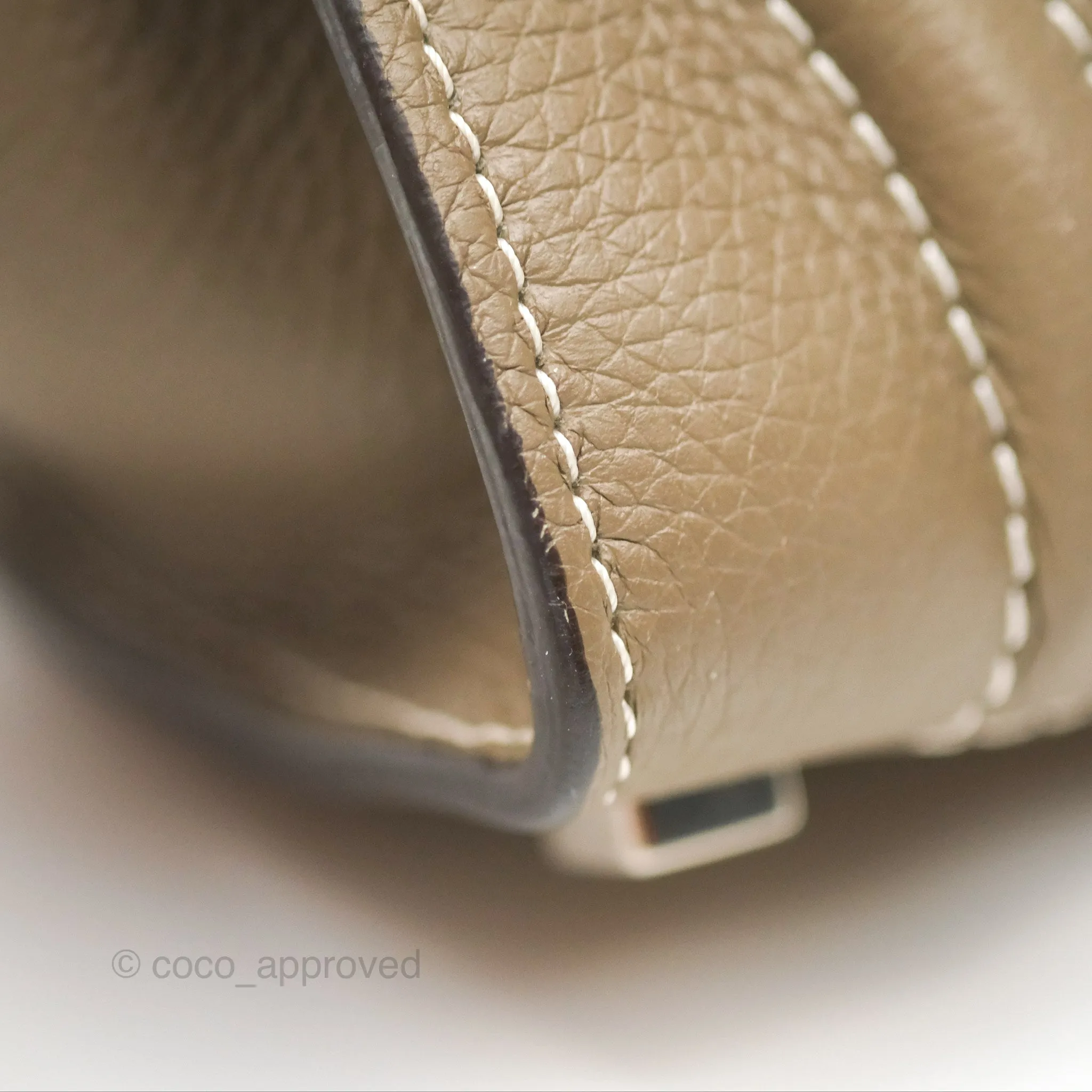 Celine Micro Luggage Bag Souris Drummed Calfskin