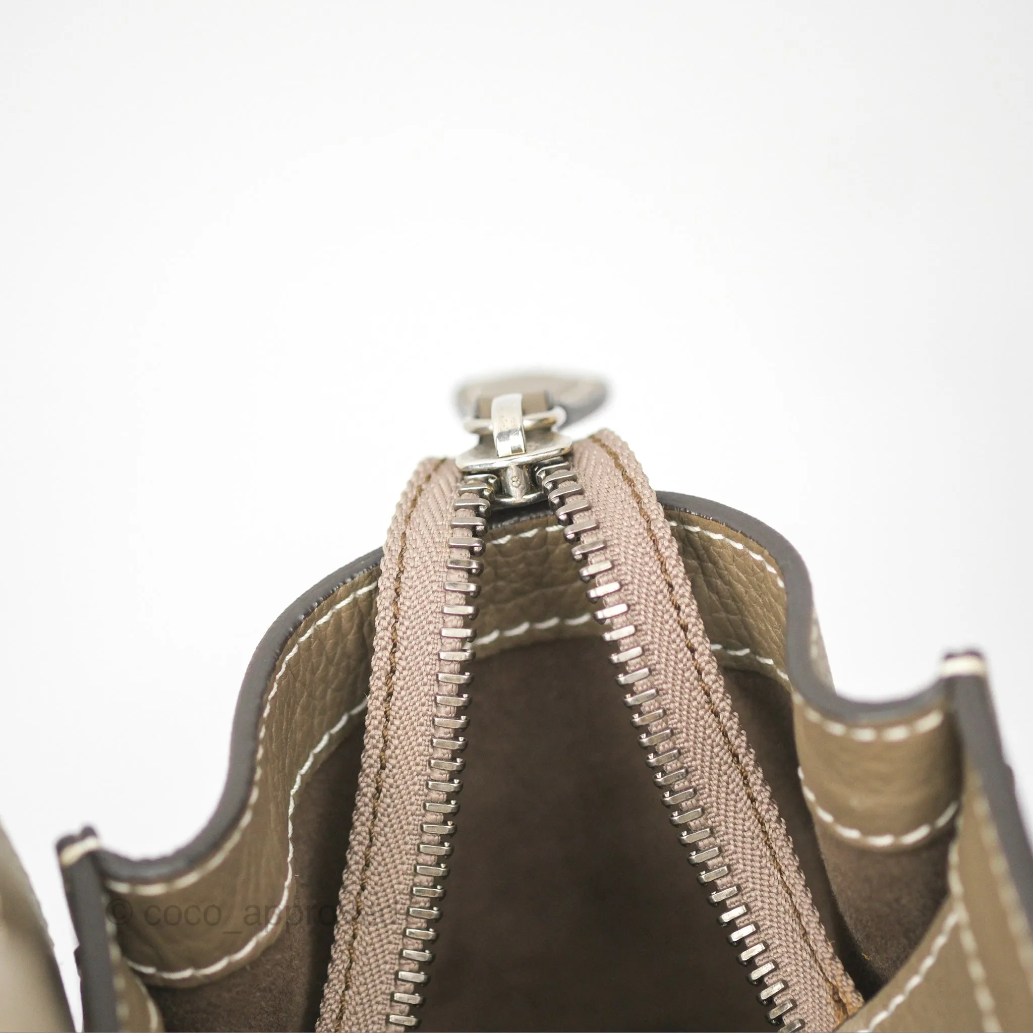 Celine Micro Luggage Bag Souris Drummed Calfskin