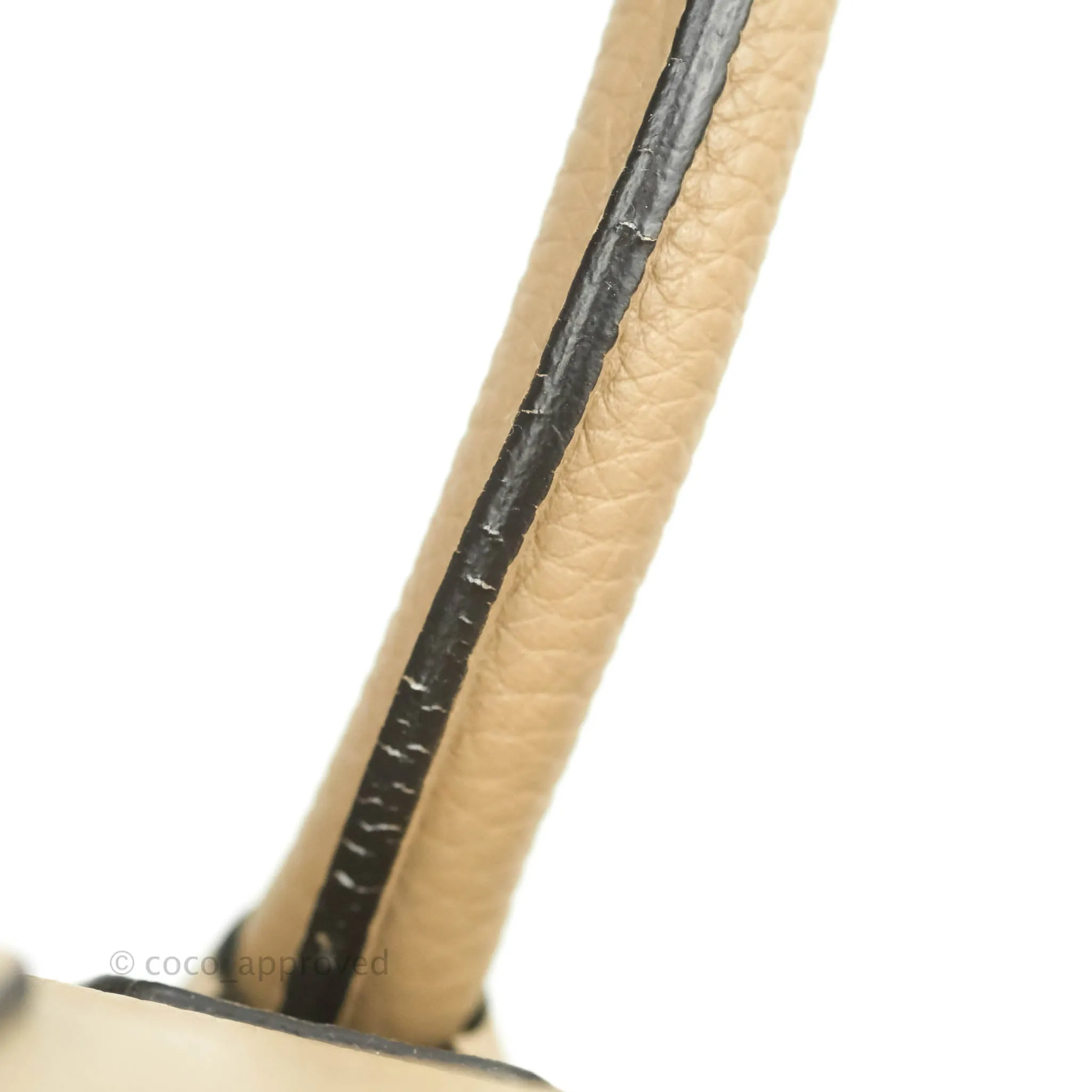 Celine Micro Luggage Handbag Dune Grained Calfskin