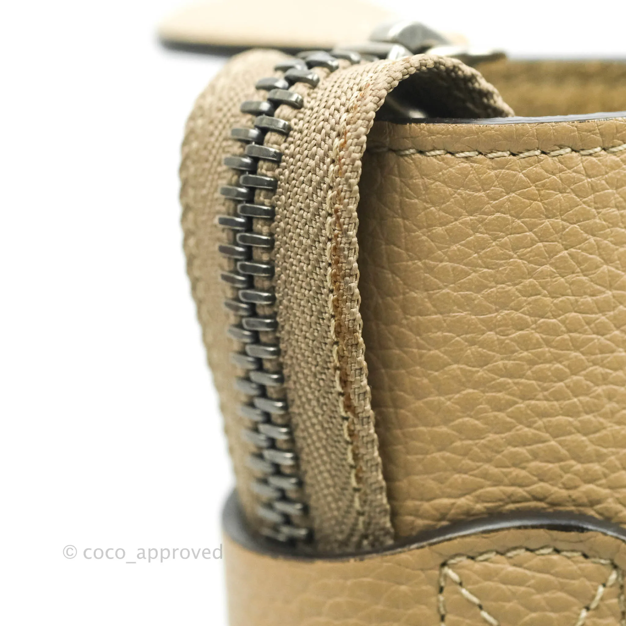 Celine Micro Luggage Handbag Dune Grained Calfskin