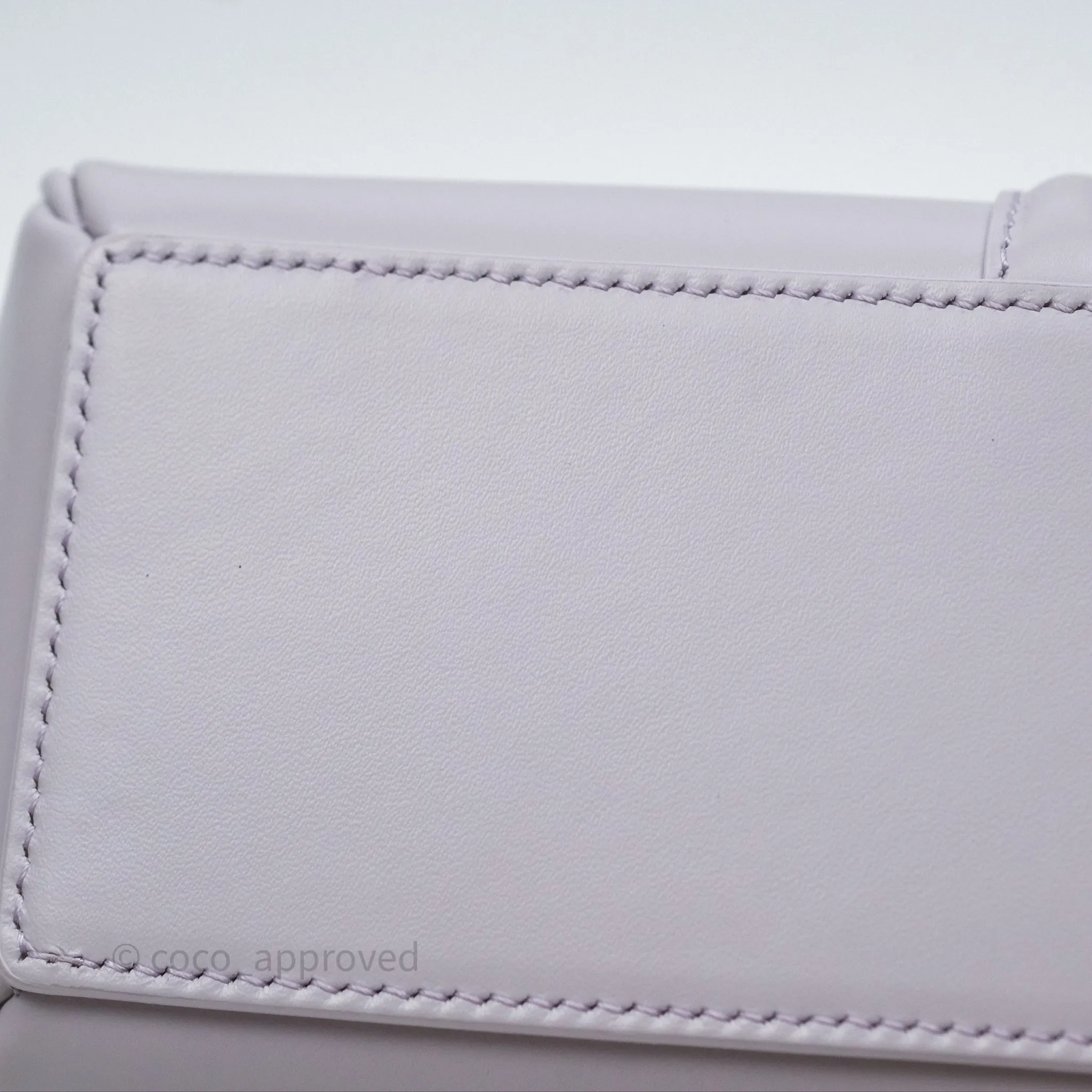 Celine Mini 16 Bag in Satinated Calfskin Light Lilac