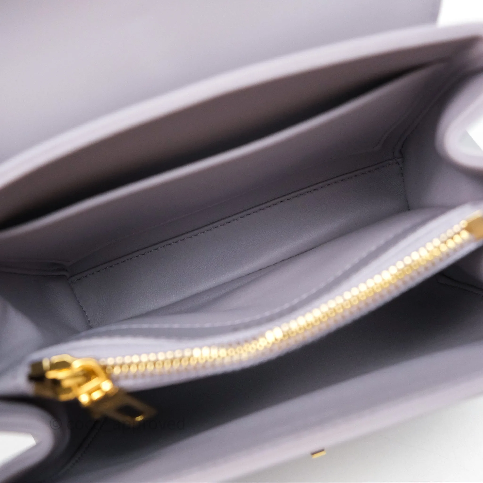 Celine Mini 16 Bag in Satinated Calfskin Light Lilac