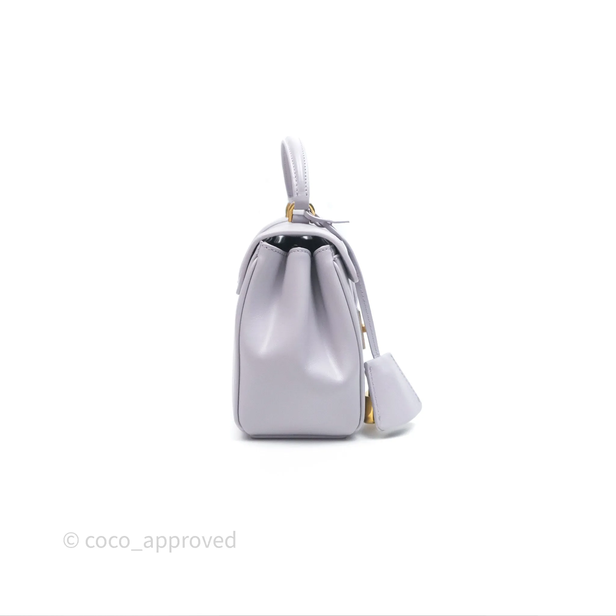 Celine Mini 16 Bag in Satinated Calfskin Light Lilac