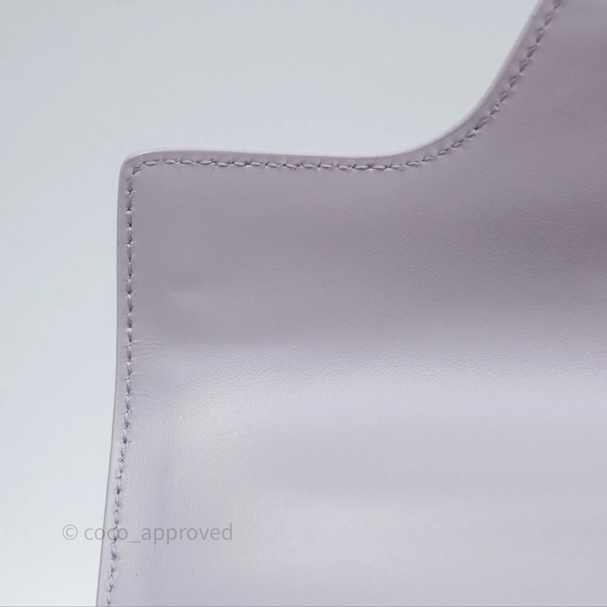Celine Mini 16 Bag in Satinated Calfskin Light Lilac