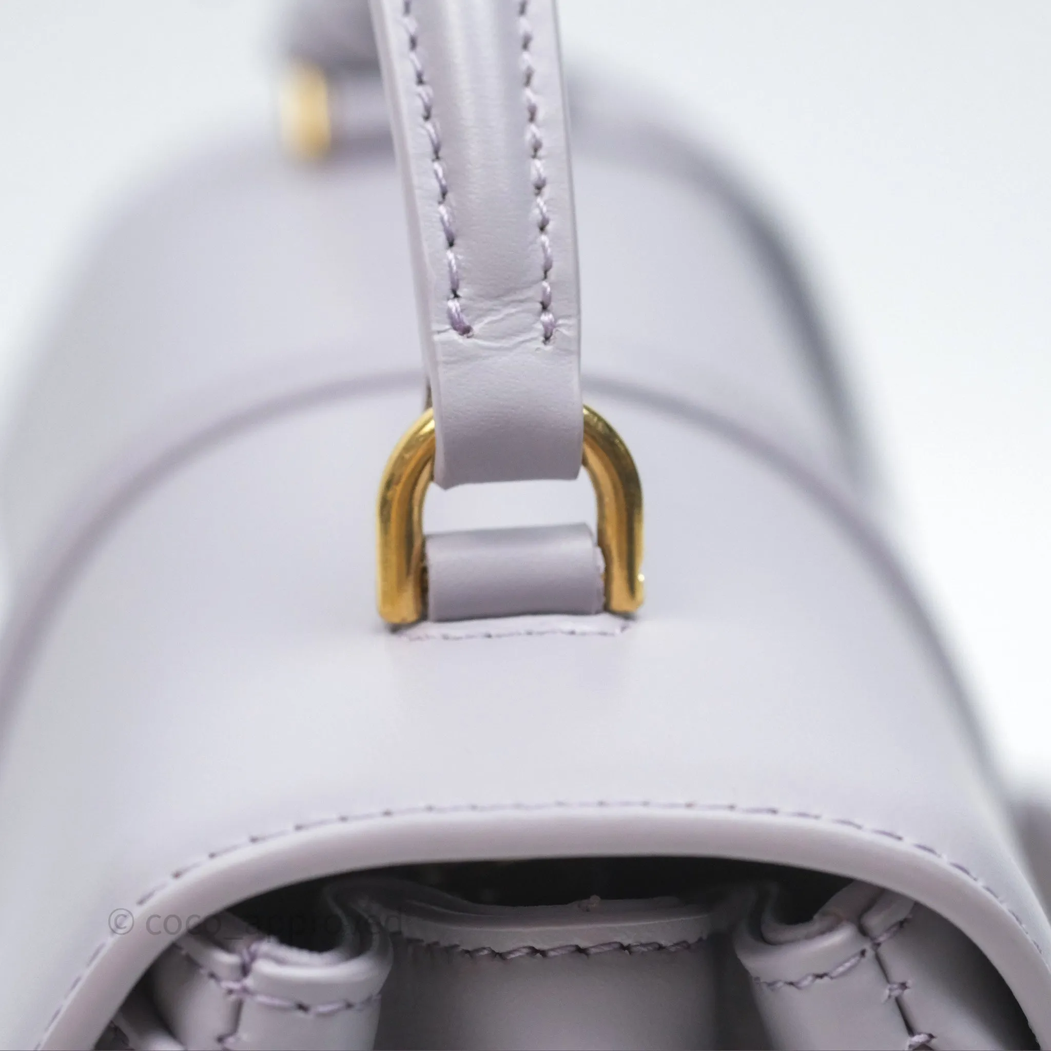 Celine Mini 16 Bag in Satinated Calfskin Light Lilac