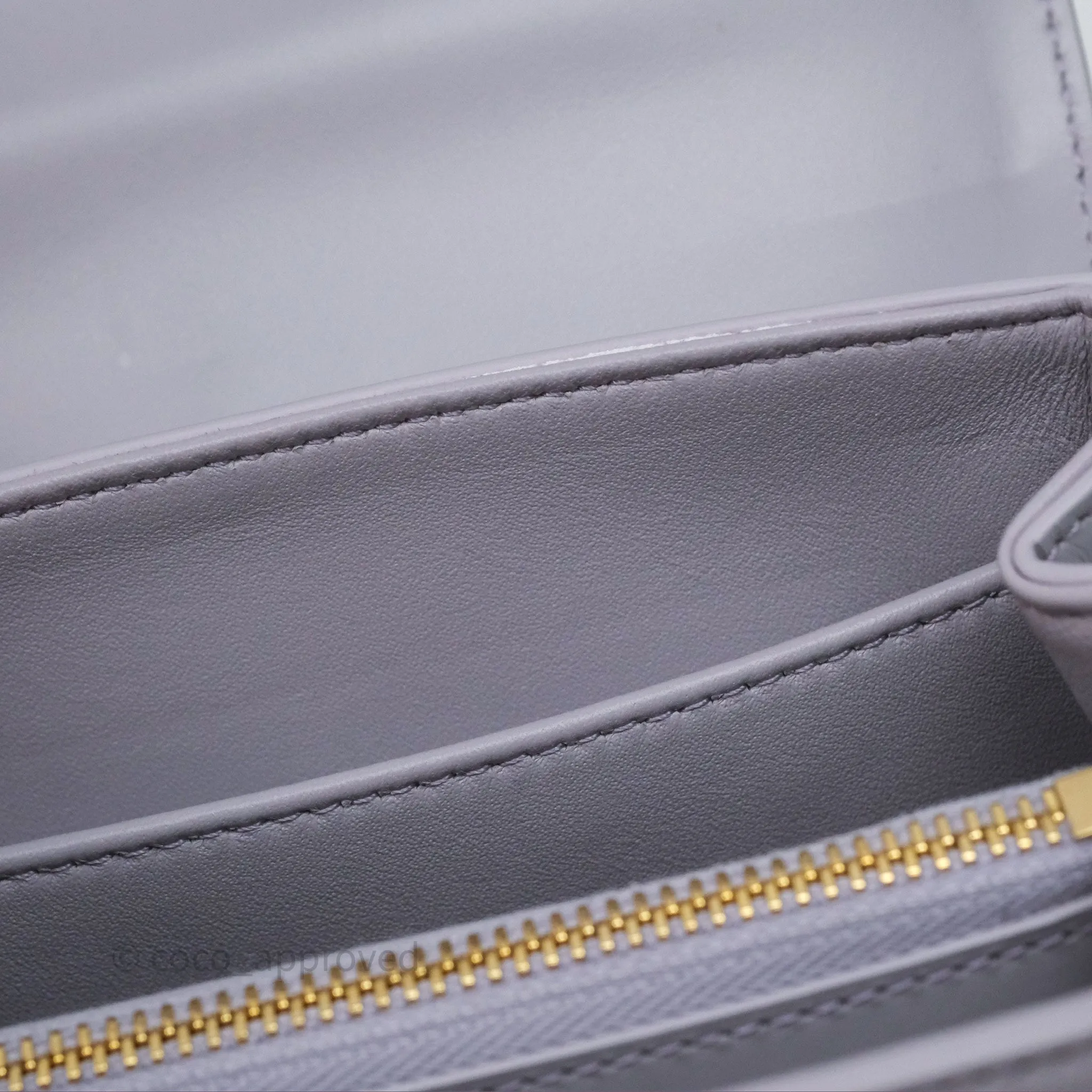 Celine Mini 16 Bag in Satinated Calfskin Light Lilac