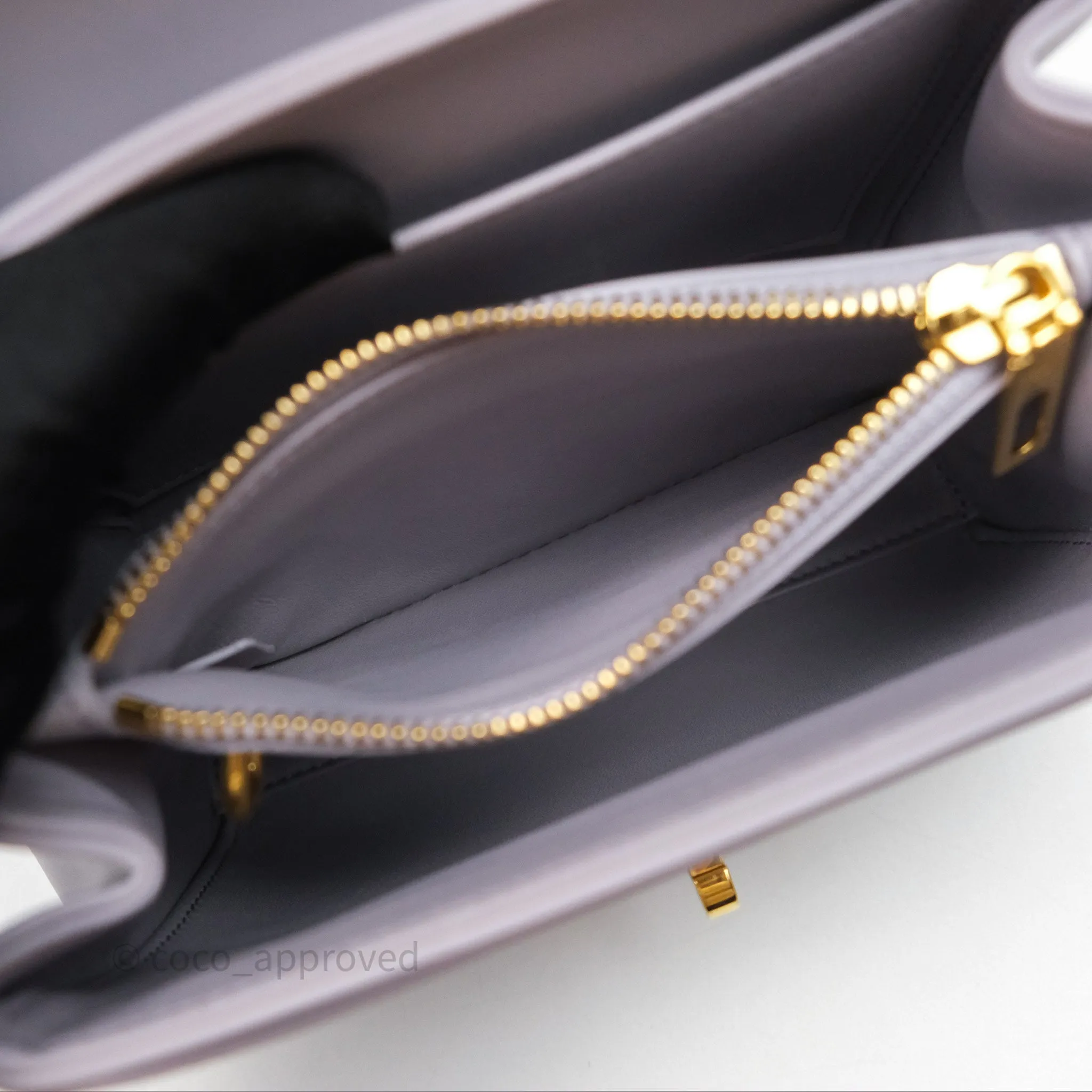 Celine Mini 16 Bag in Satinated Calfskin Light Lilac