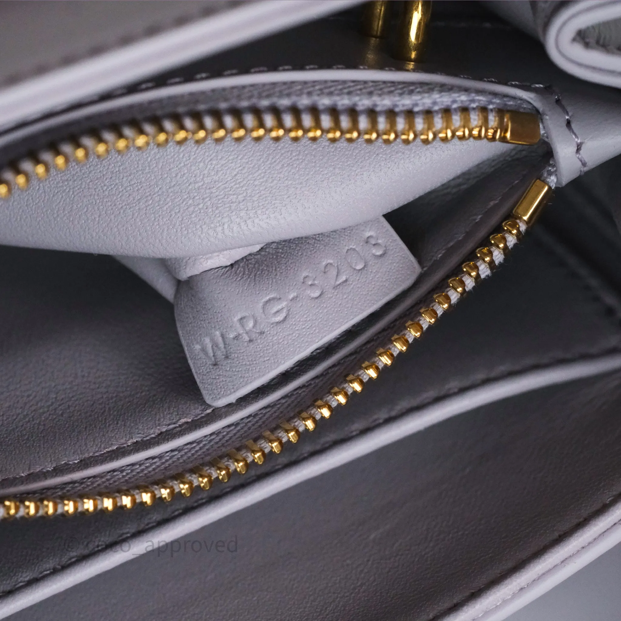Celine Mini 16 Bag in Satinated Calfskin Light Lilac
