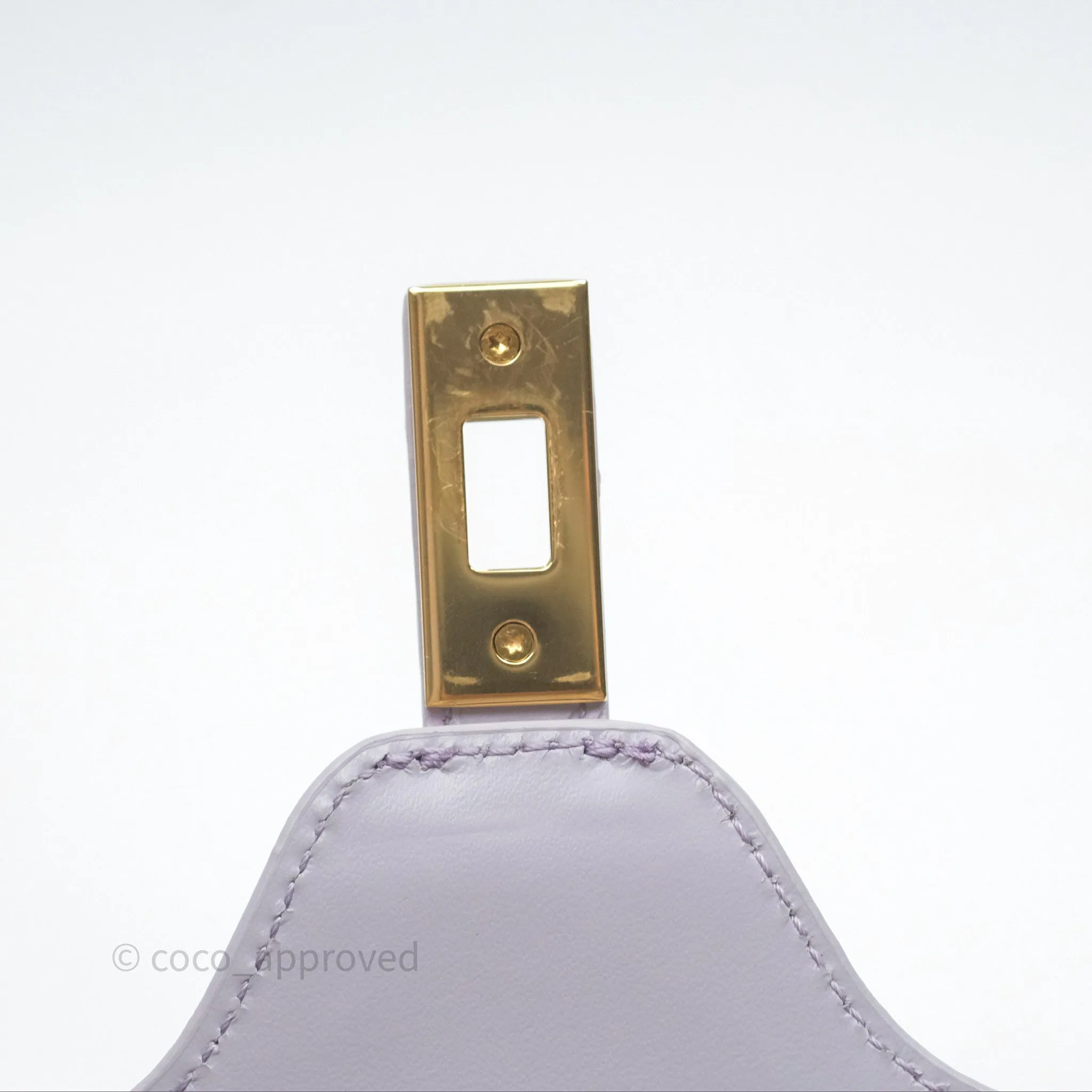 Celine Mini 16 Bag in Satinated Calfskin Light Lilac