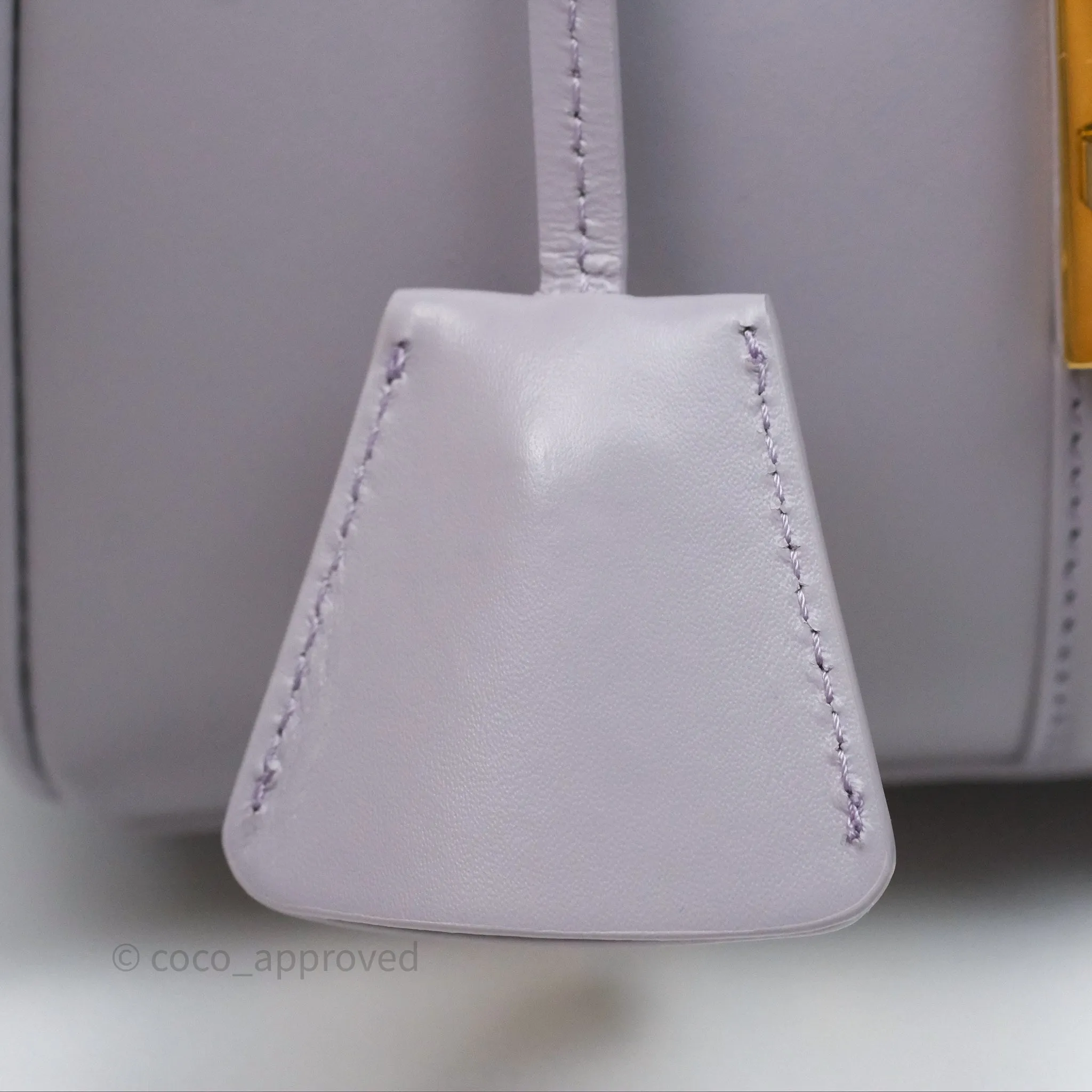 Celine Mini 16 Bag in Satinated Calfskin Light Lilac