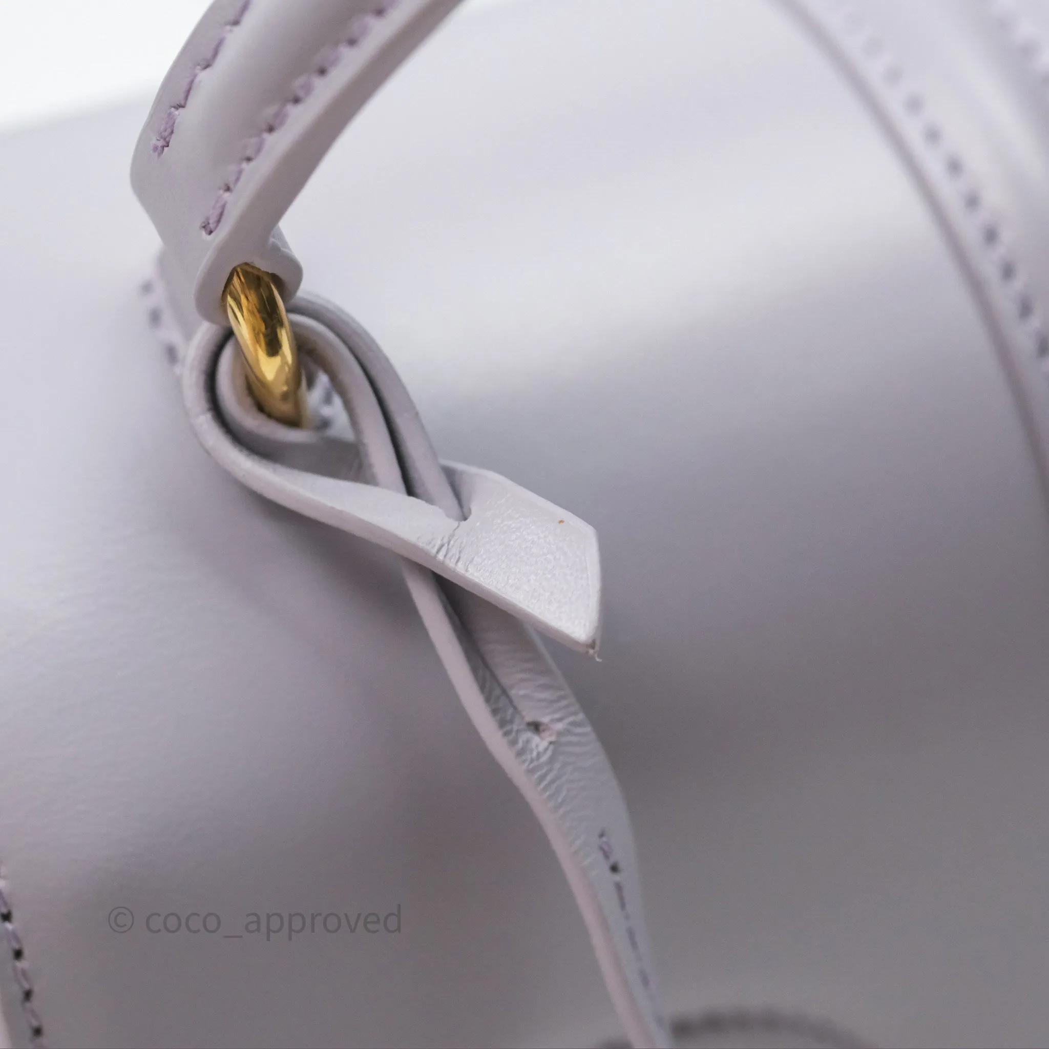 Celine Mini 16 Bag in Satinated Calfskin Light Lilac