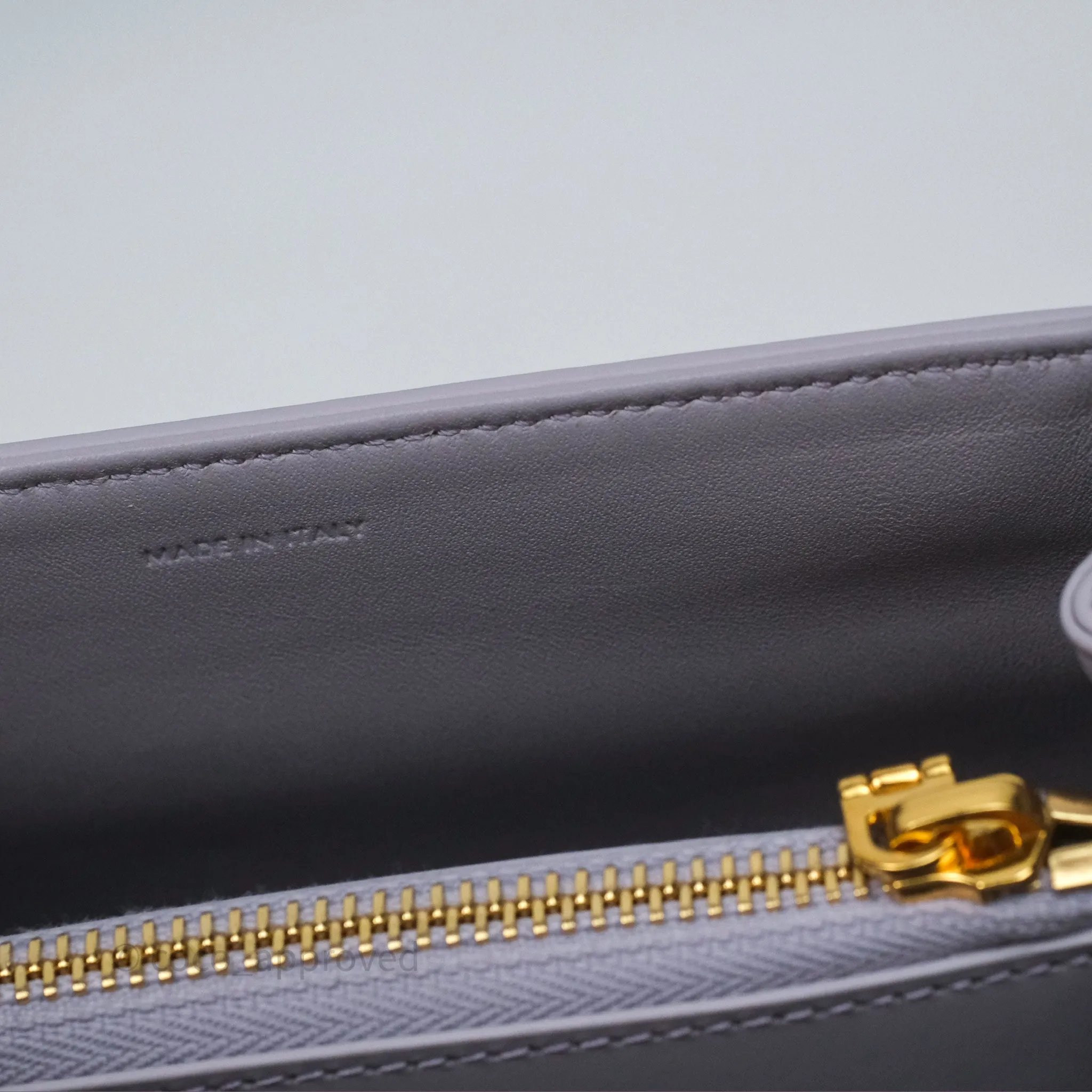 Celine Mini 16 Bag in Satinated Calfskin Light Lilac