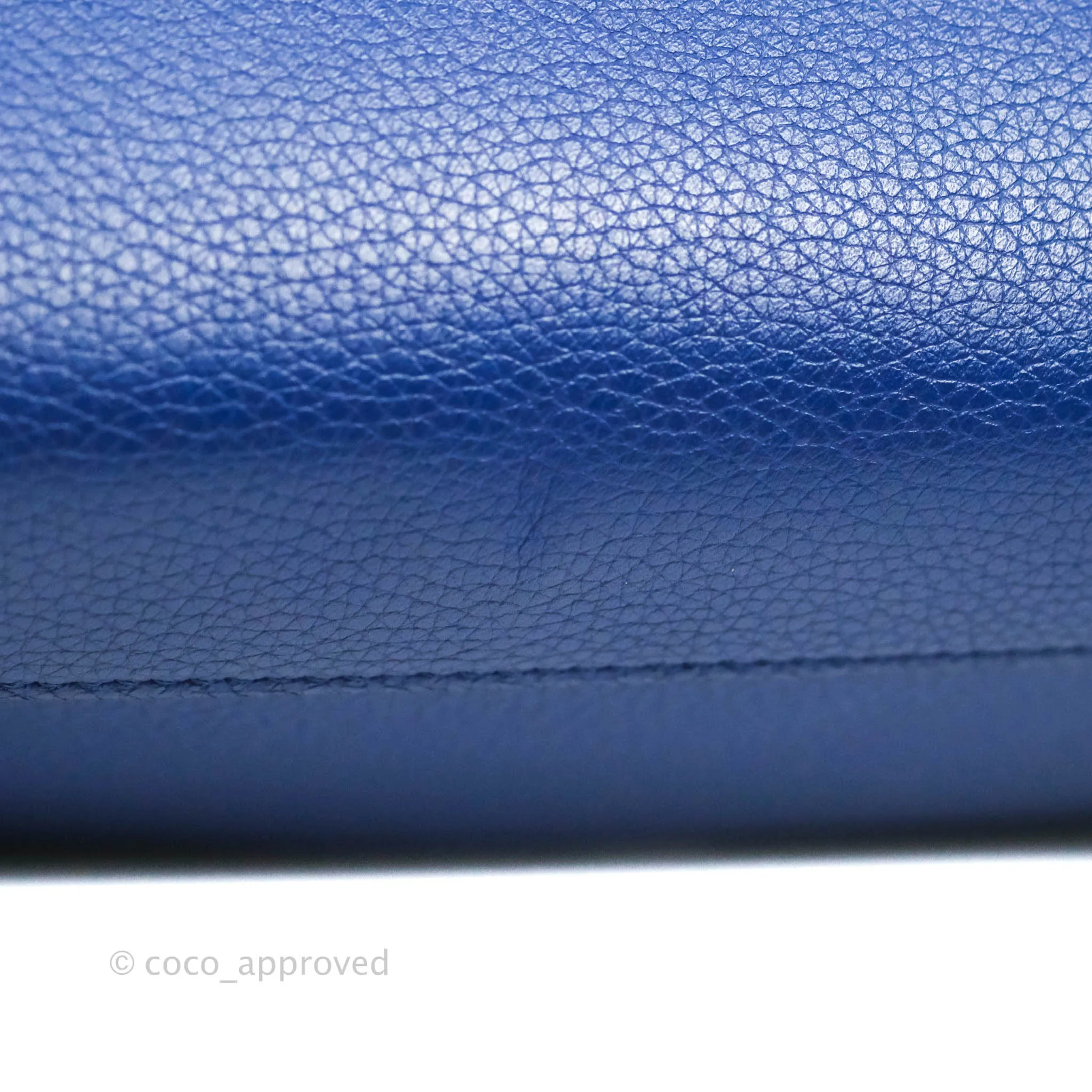 Celine Mini Belt Bag Blue Grained Calfskin Gold Hardware