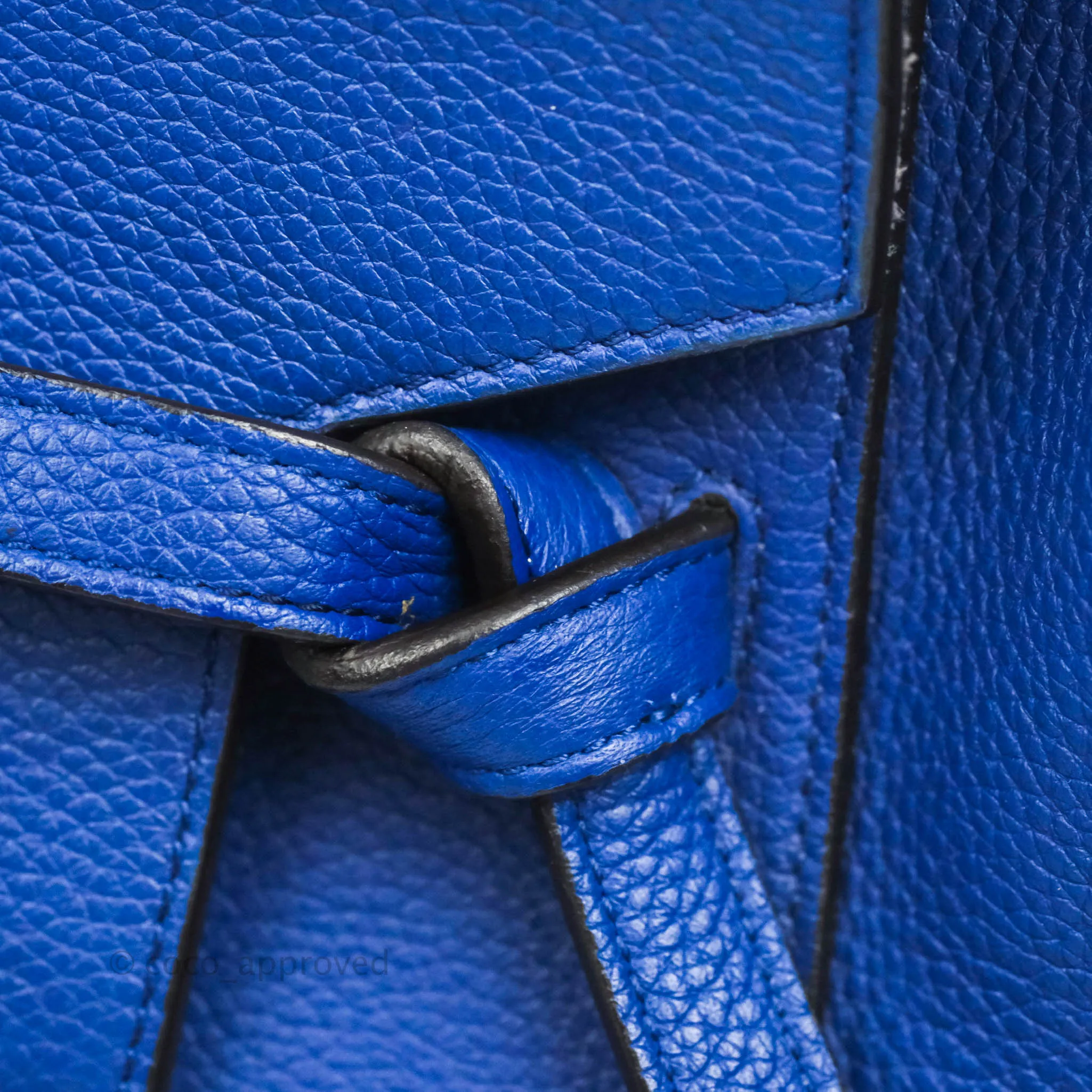 Celine Mini Belt Bag Blue Grained Calfskin Gold Hardware
