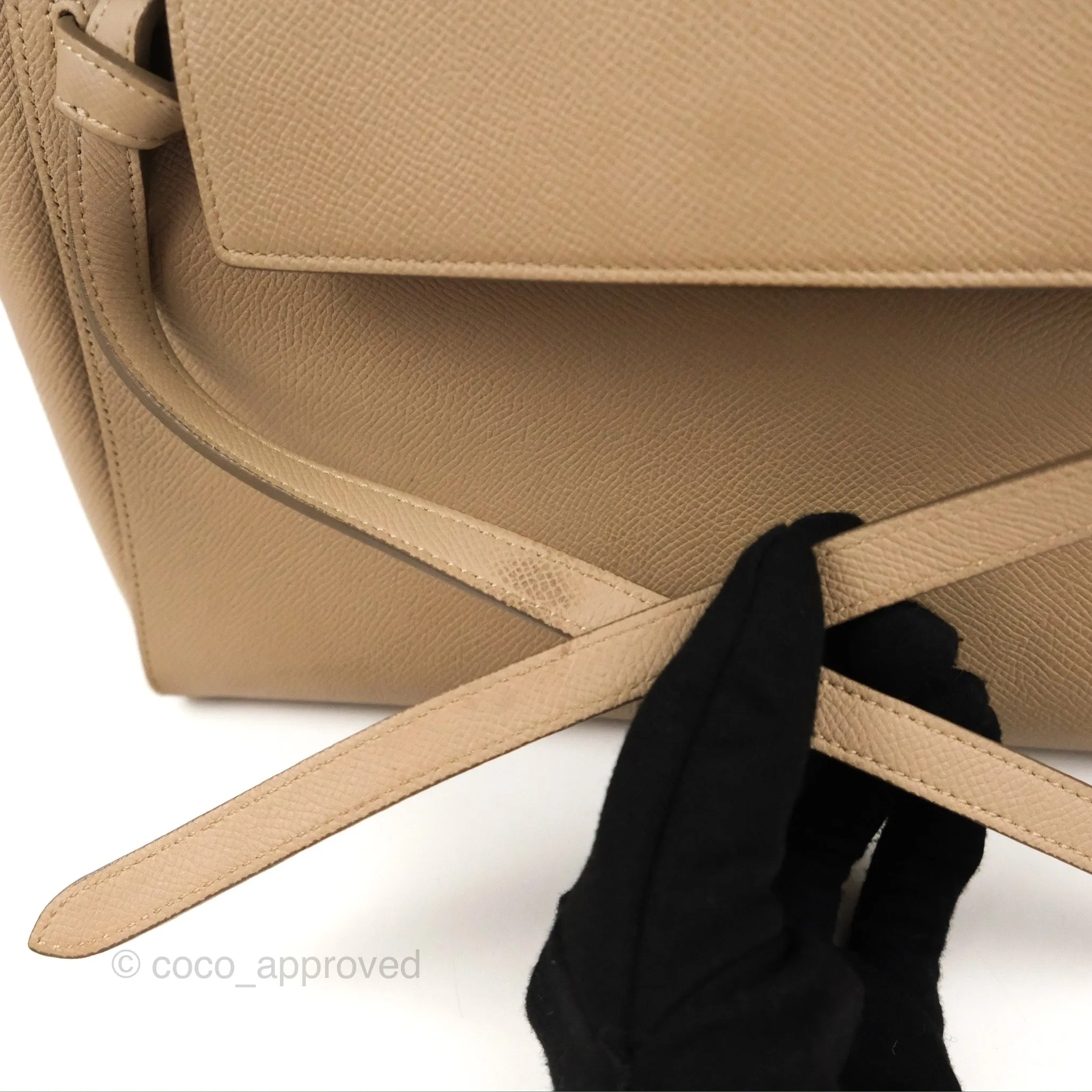 Celine Mini Belt Bag Light Taupe Grained Calfskin Gold Hardware