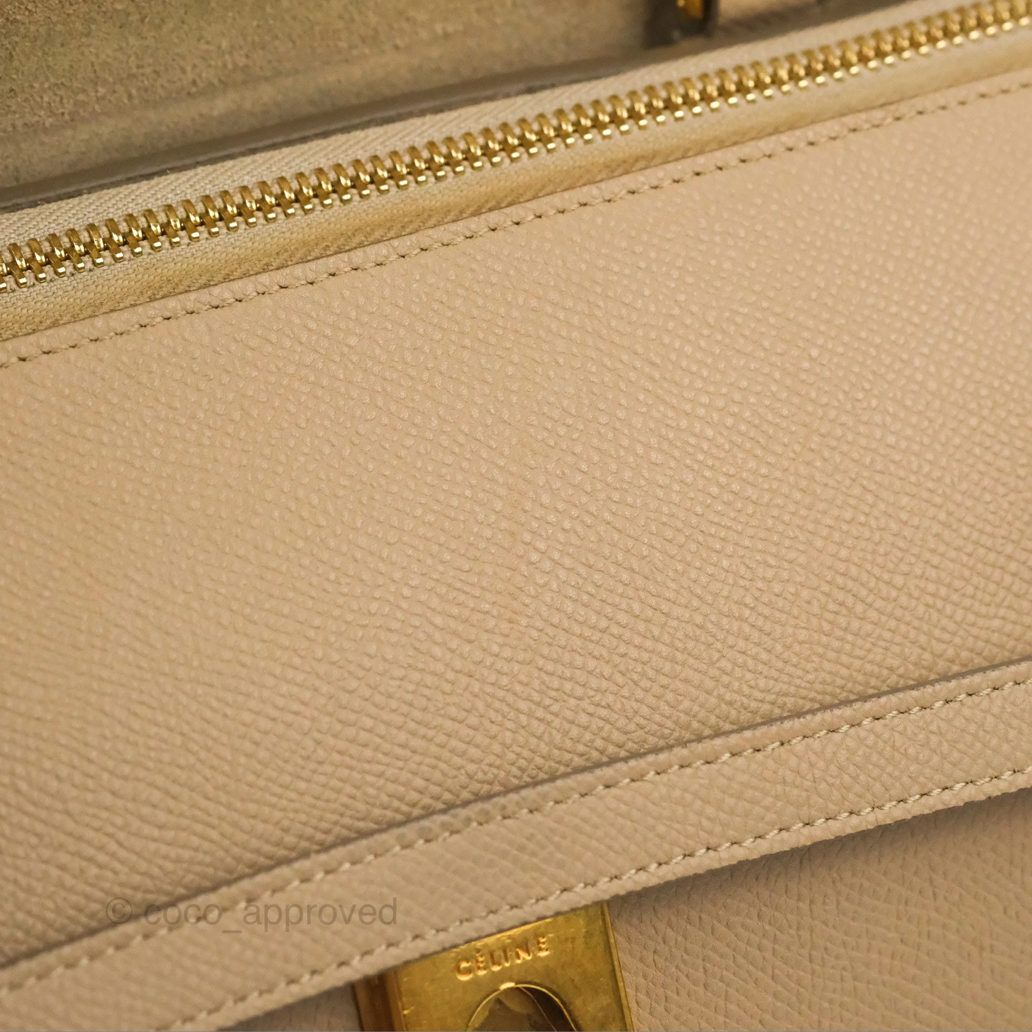 Celine Mini Belt Bag Light Taupe Grained Calfskin Gold Hardware