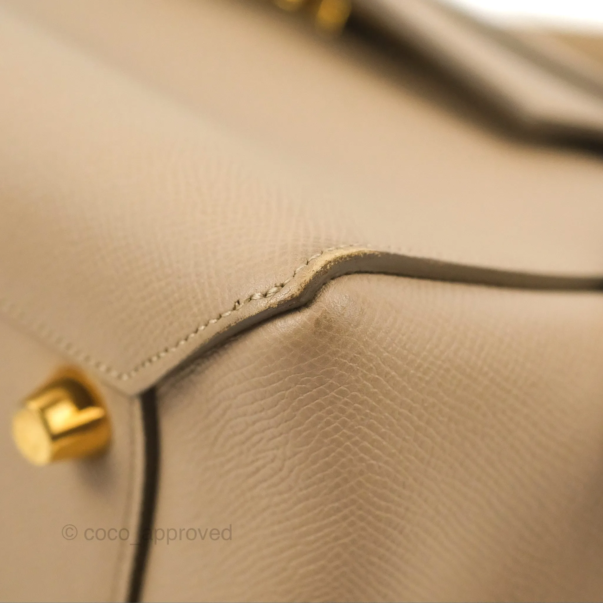 Celine Mini Belt Bag Light Taupe Grained Calfskin Gold Hardware