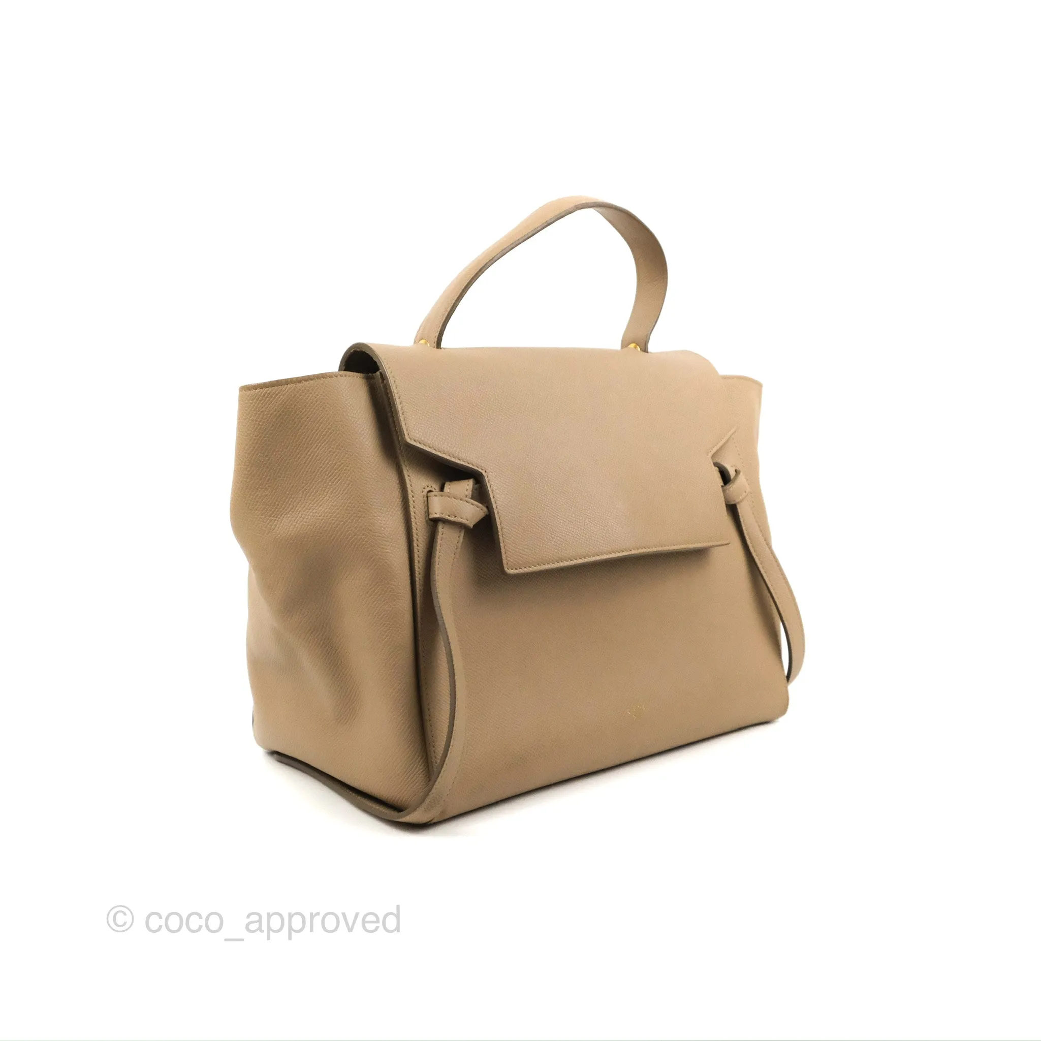 Celine Mini Belt Bag Light Taupe Grained Calfskin Gold Hardware