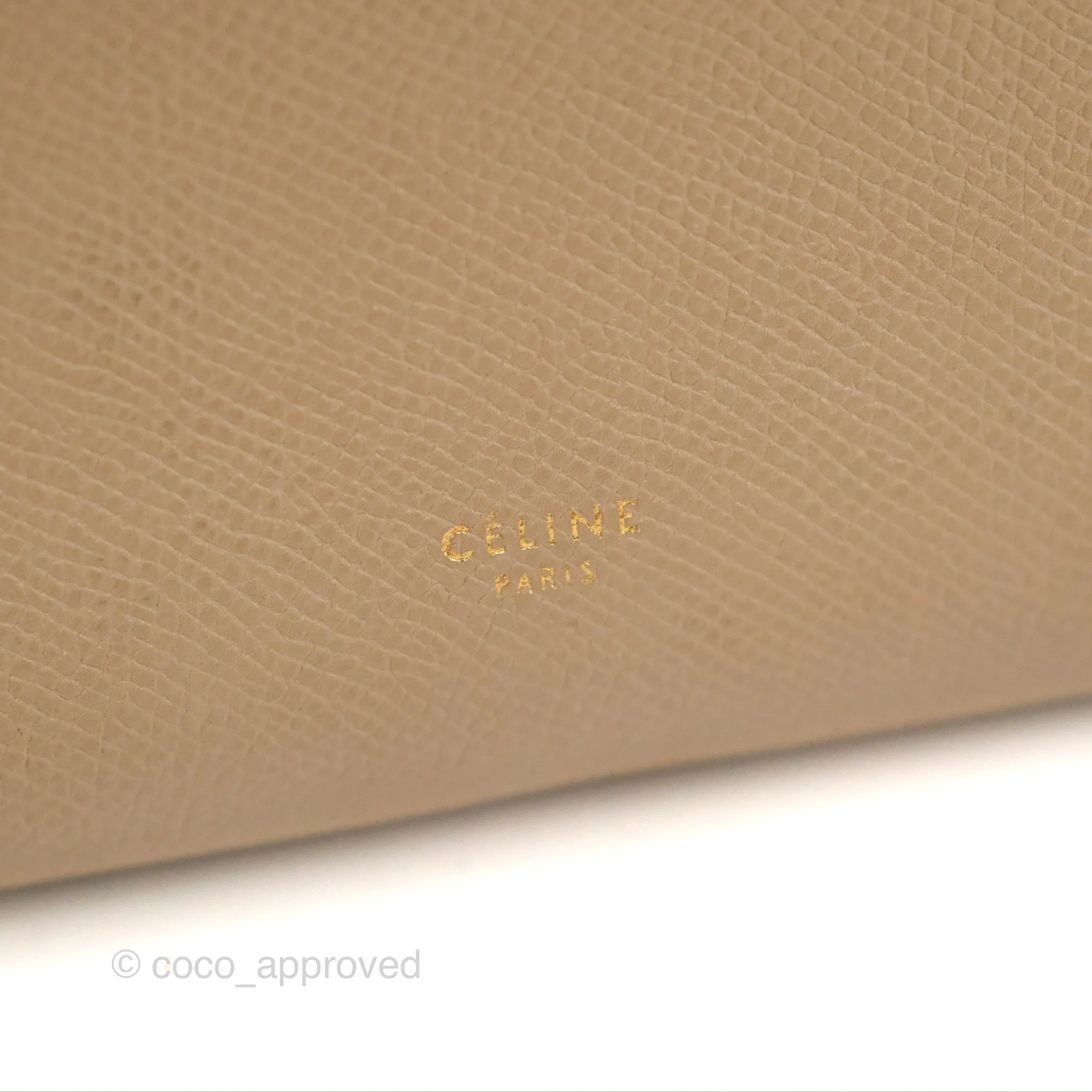 Celine Mini Belt Bag Light Taupe Grained Calfskin Gold Hardware