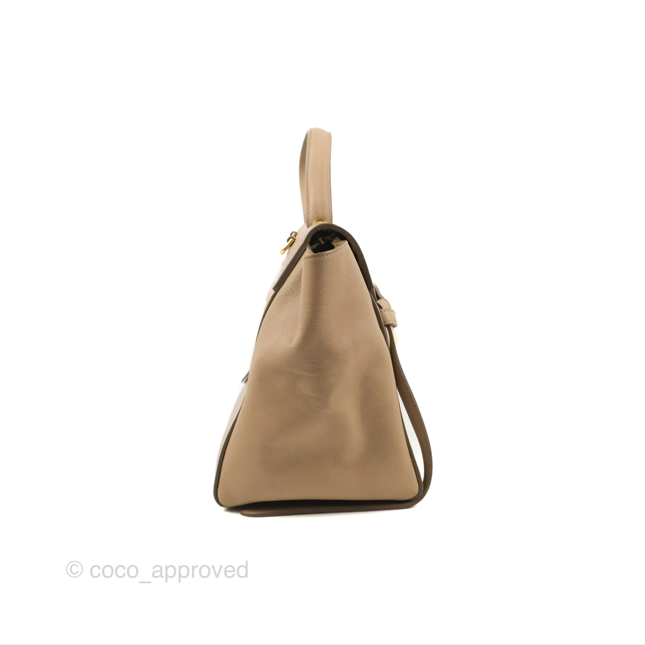 Celine Mini Belt Bag Light Taupe Grained Calfskin Gold Hardware