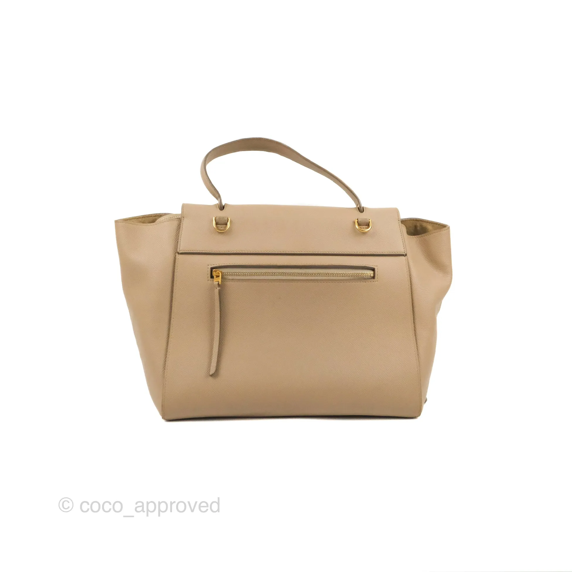 Celine Mini Belt Bag Light Taupe Grained Calfskin Gold Hardware