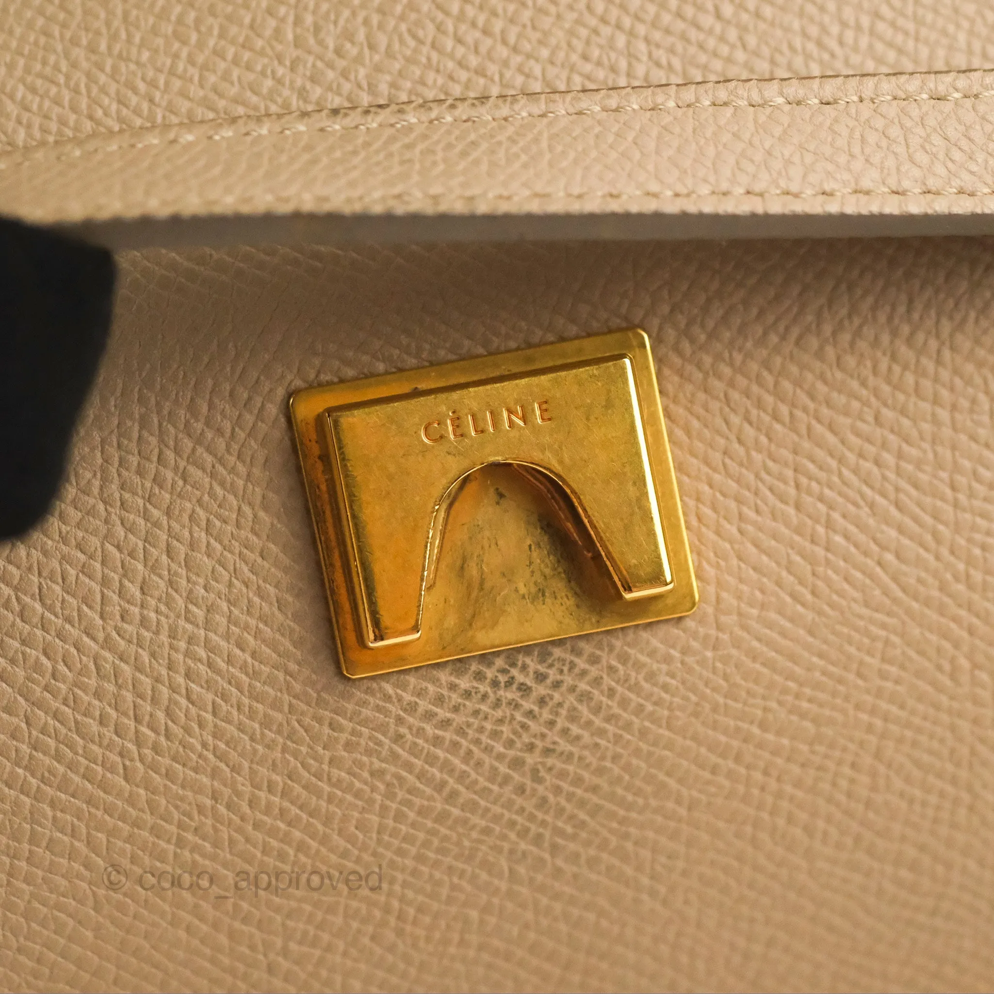 Celine Mini Belt Bag Light Taupe Grained Calfskin Gold Hardware