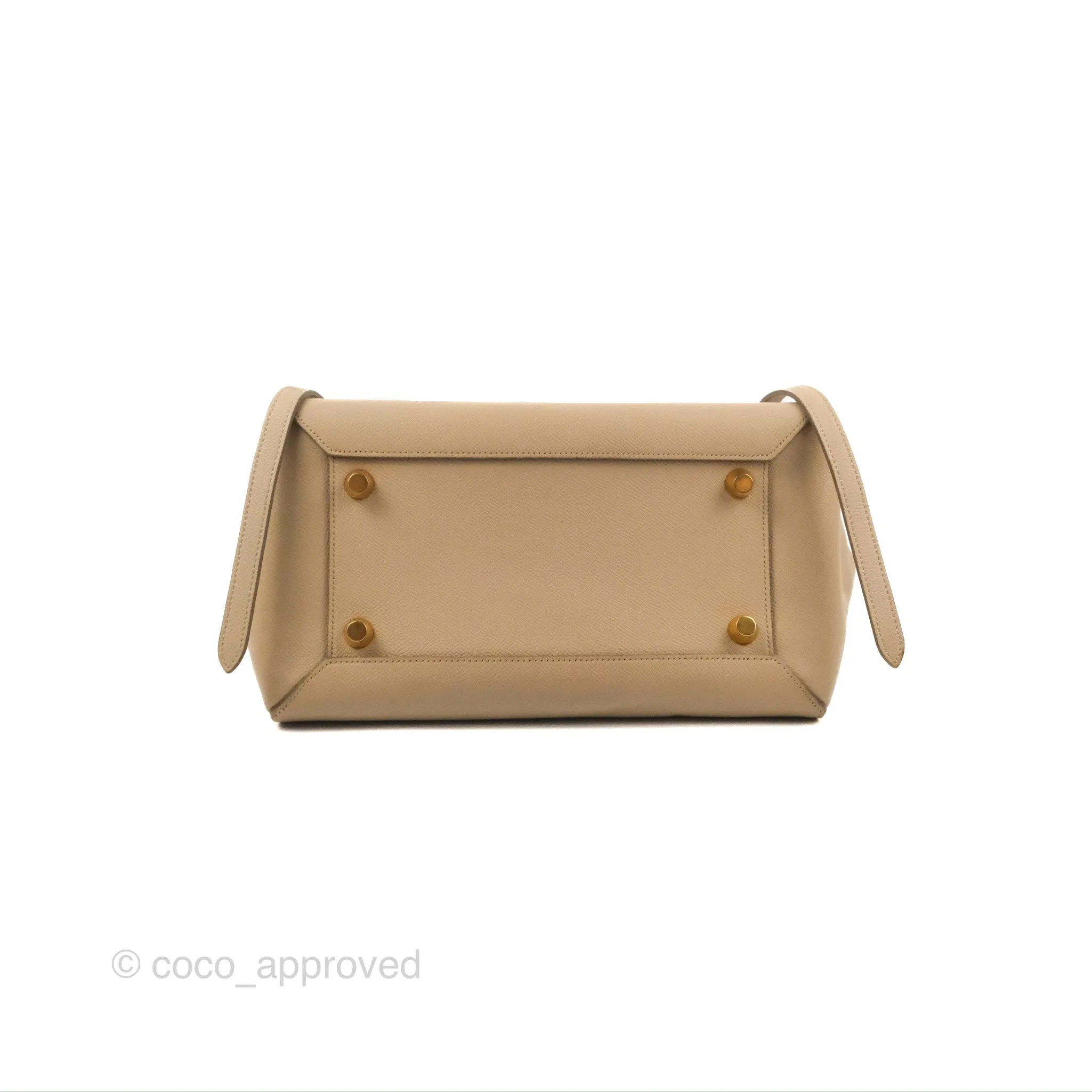 Celine Mini Belt Bag Light Taupe Grained Calfskin Gold Hardware