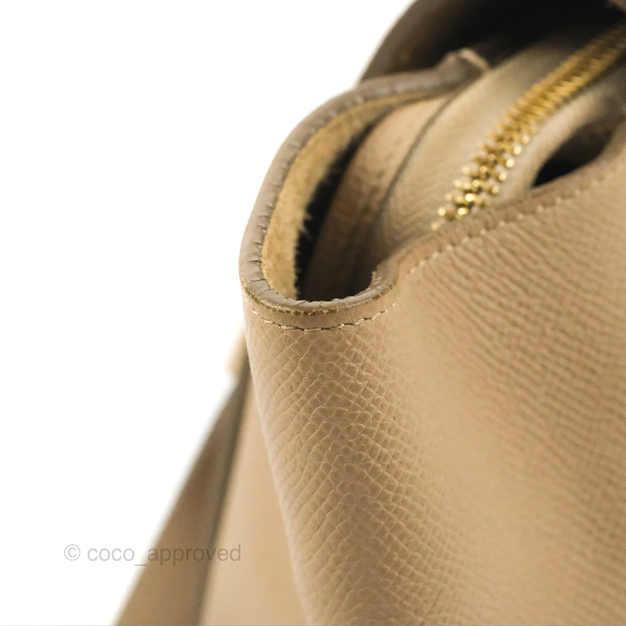 Celine Mini Belt Bag Light Taupe Grained Calfskin Gold Hardware