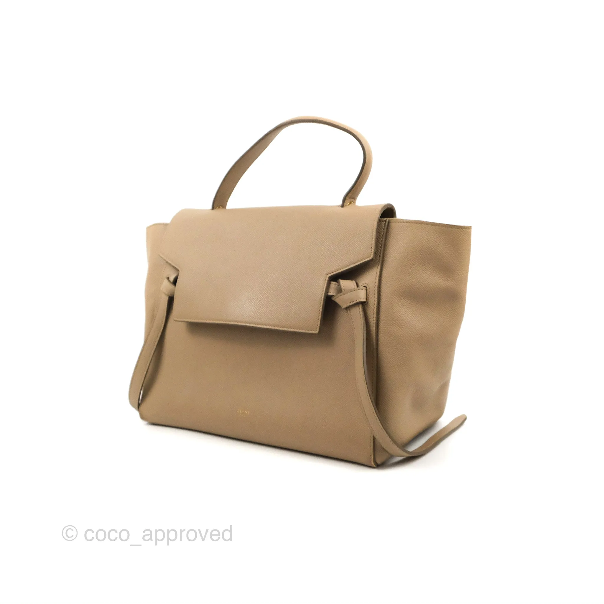 Celine Mini Belt Bag Light Taupe Grained Calfskin Gold Hardware