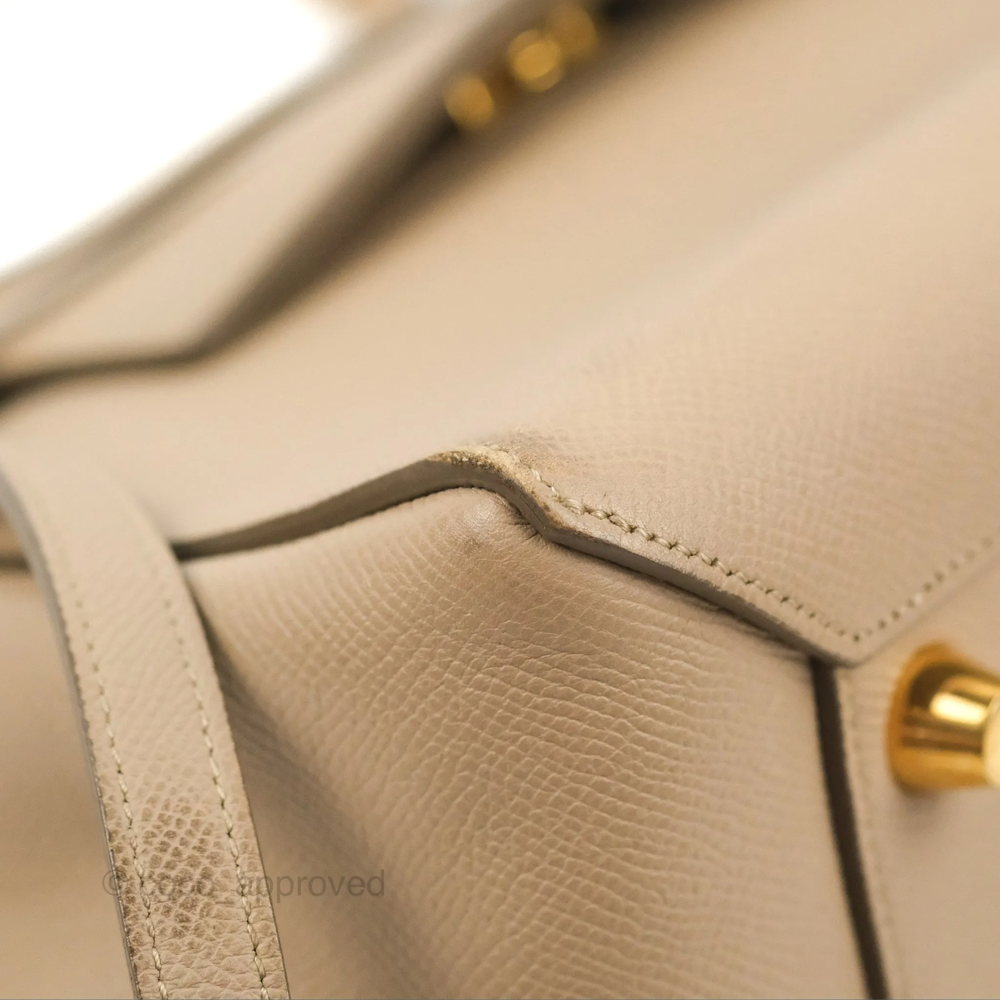 Celine Mini Belt Bag Light Taupe Grained Calfskin Gold Hardware