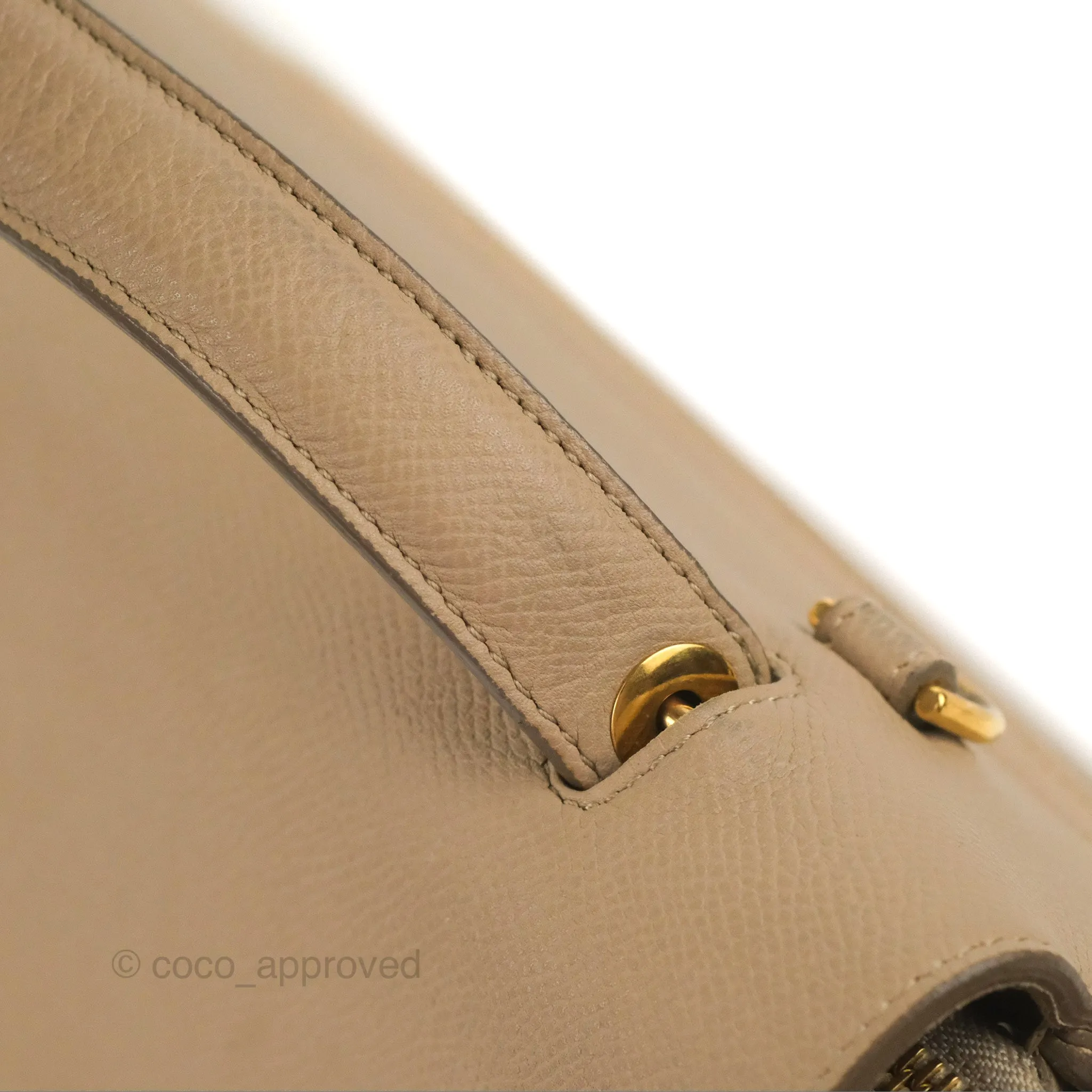 Celine Mini Belt Bag Light Taupe Grained Calfskin Gold Hardware