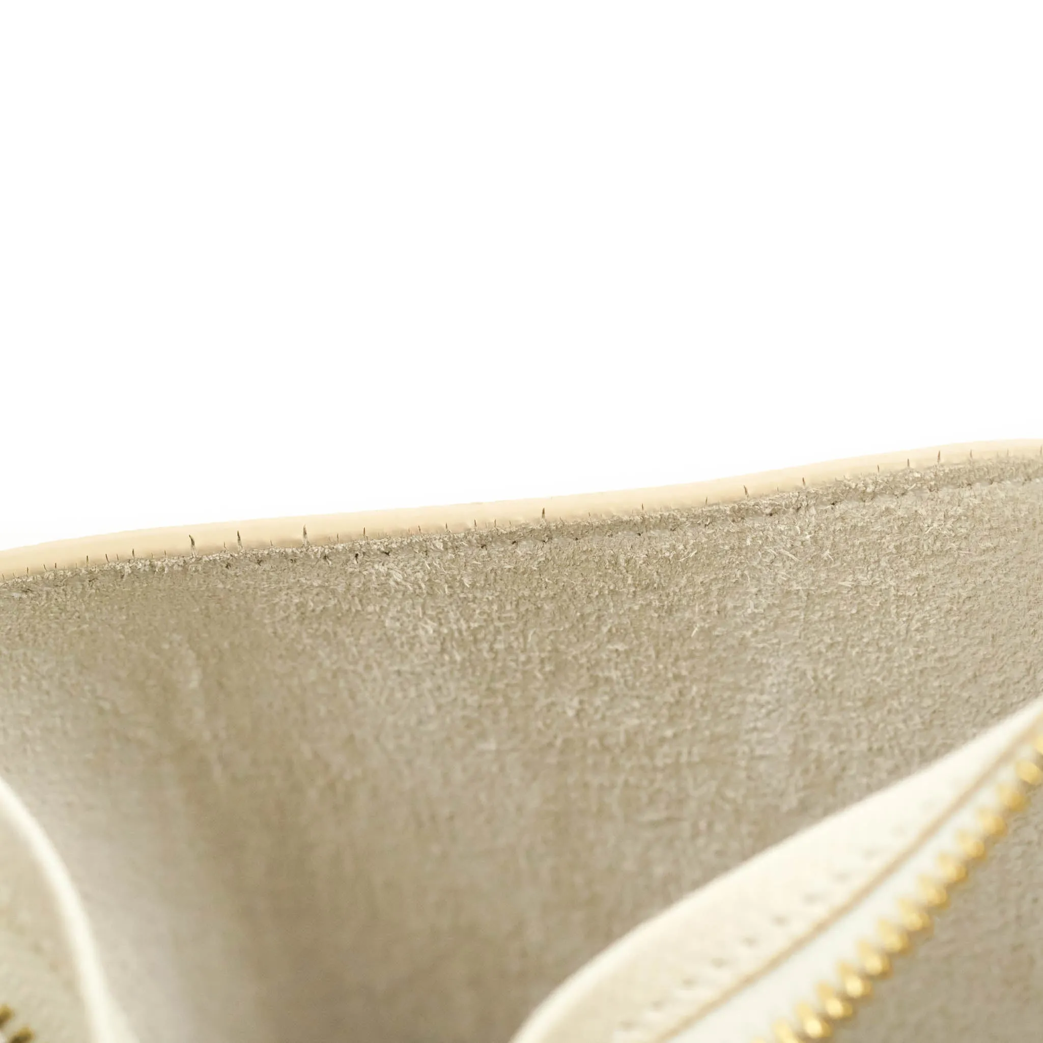 Celine Mini Belt Bag White Grained Calfskin Gold Hardware
