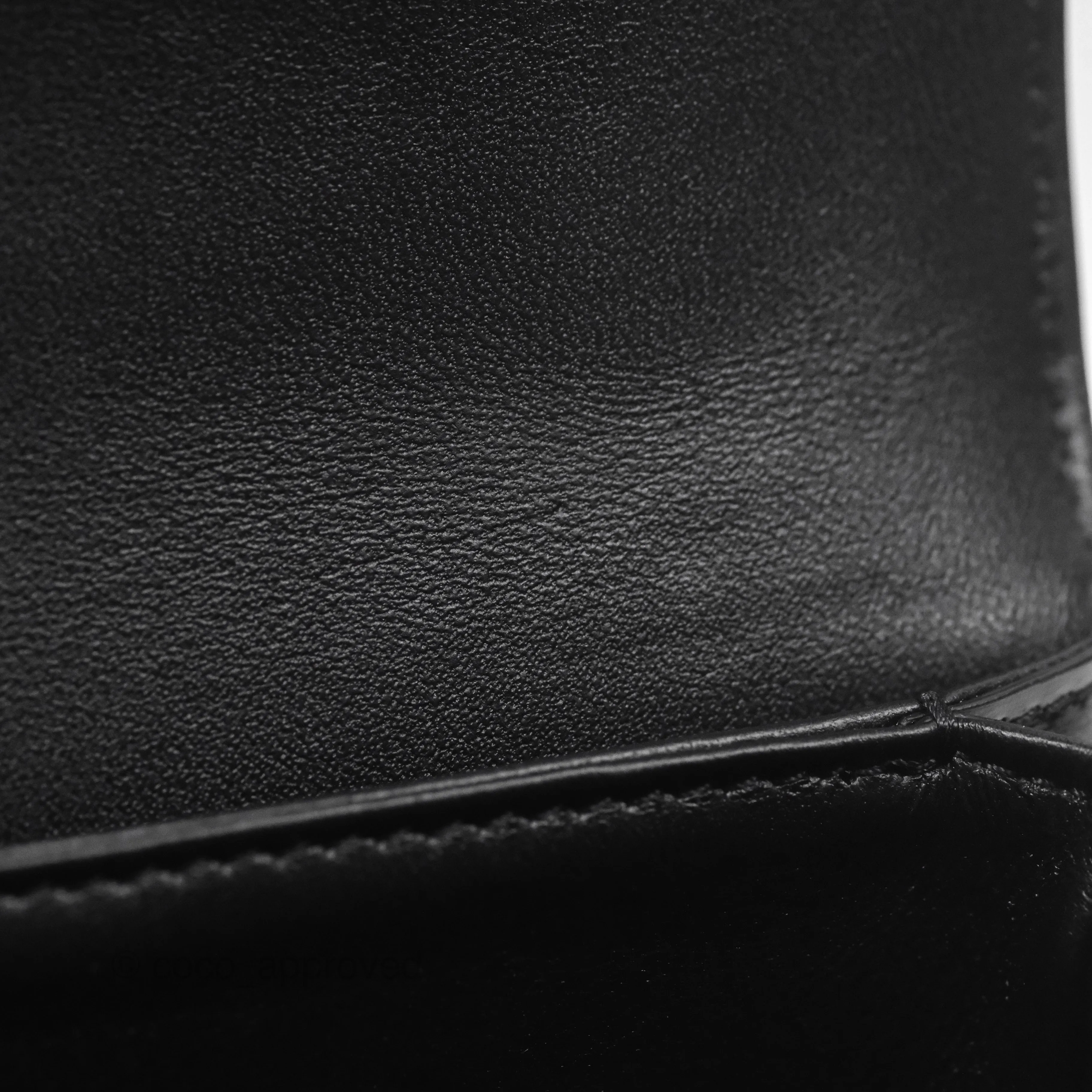 Celine Mini Besace Clea in Shiny Calfskin Black