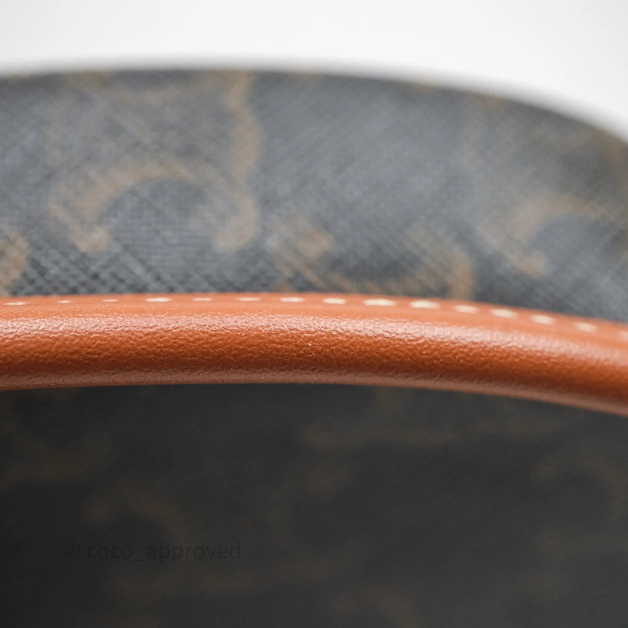 Celine Mini Besace Triomphe Canvas Calfskin Tan
