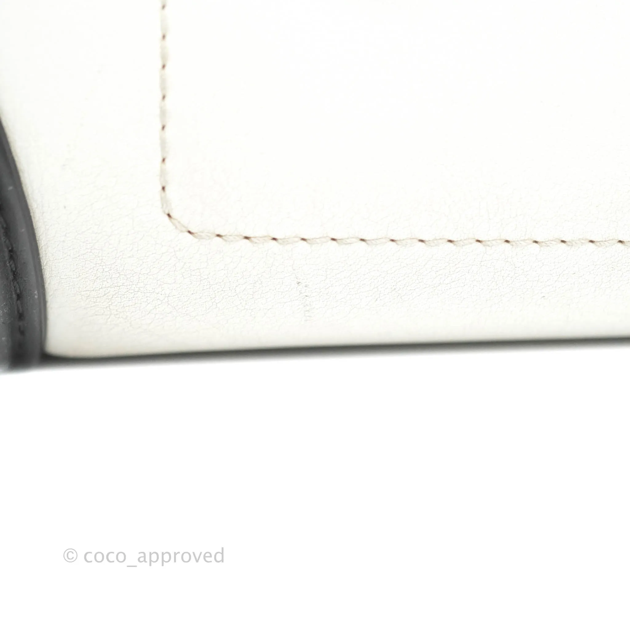 Celine Mini Luggage Bag Black/White/Brown Calfskin