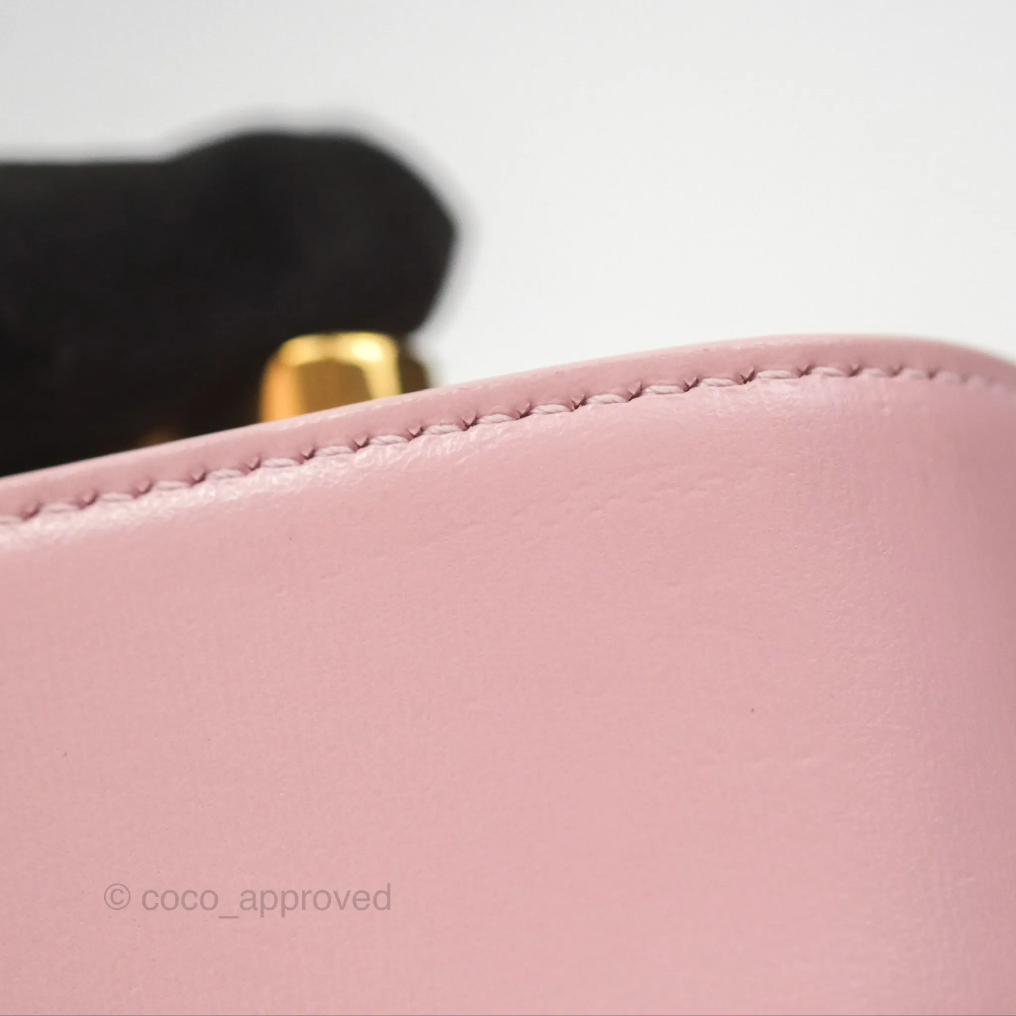 Celine Mini Triomphe Shiny Calfskin Pink