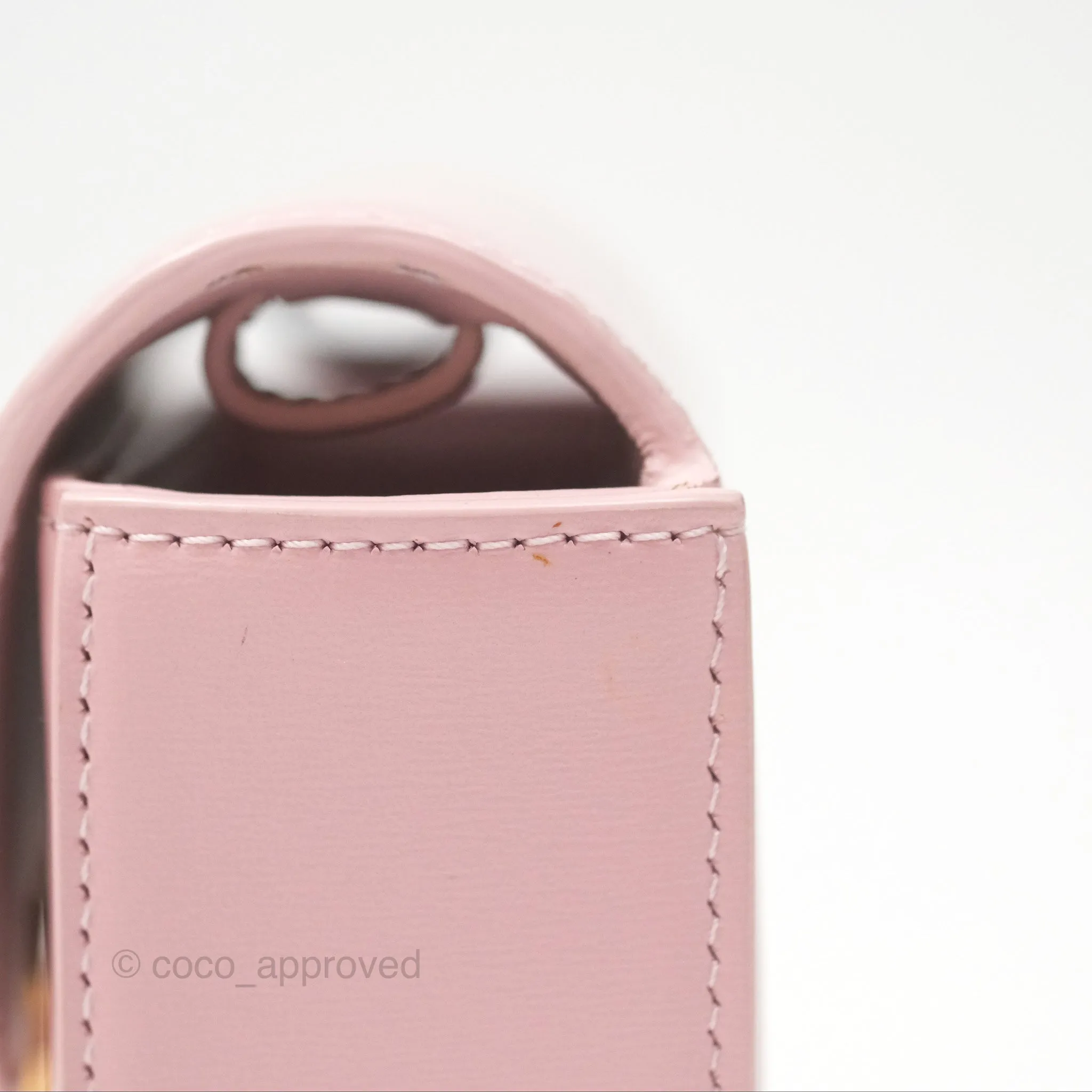 Celine Mini Triomphe Shiny Calfskin Pink