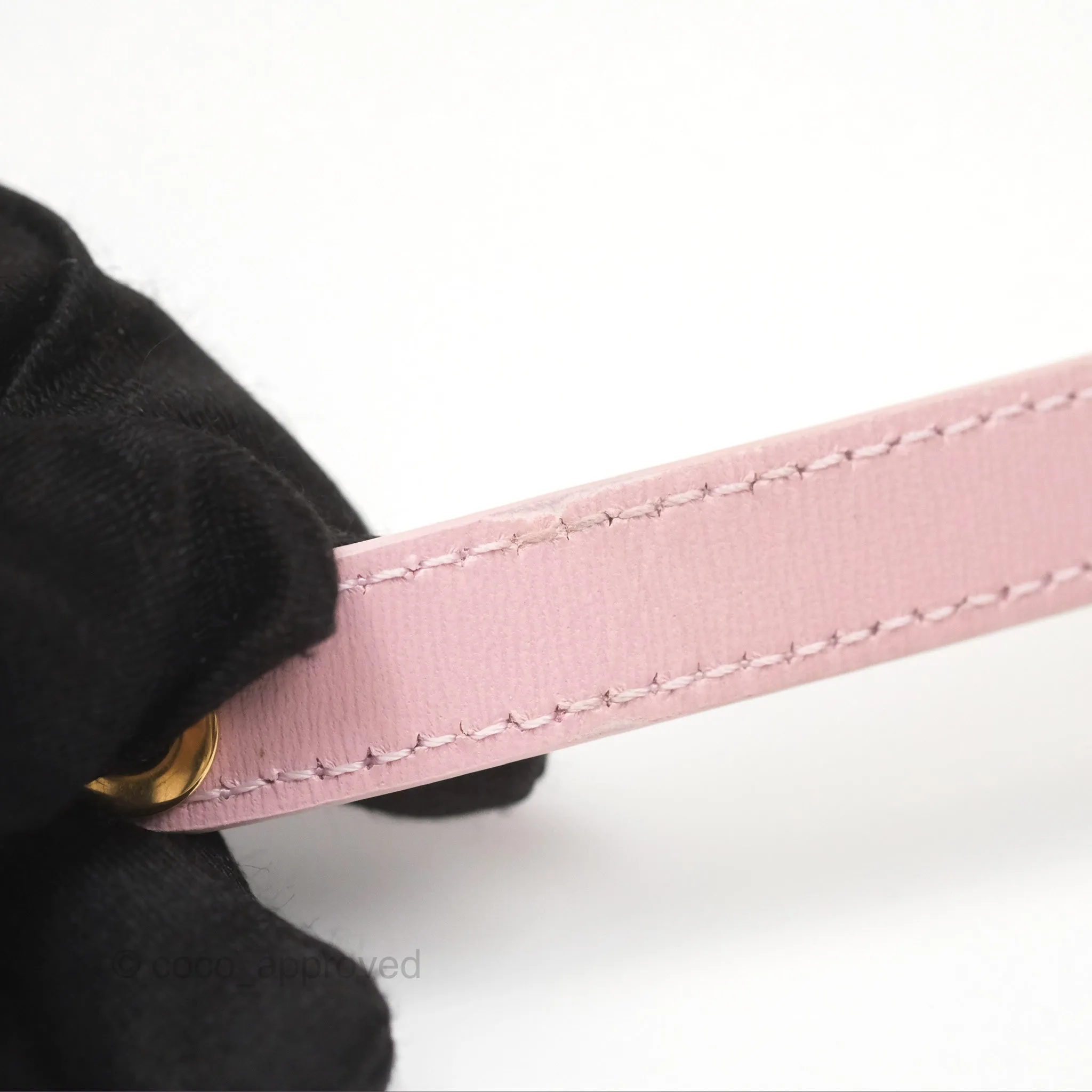 Celine Mini Triomphe Shiny Calfskin Pink