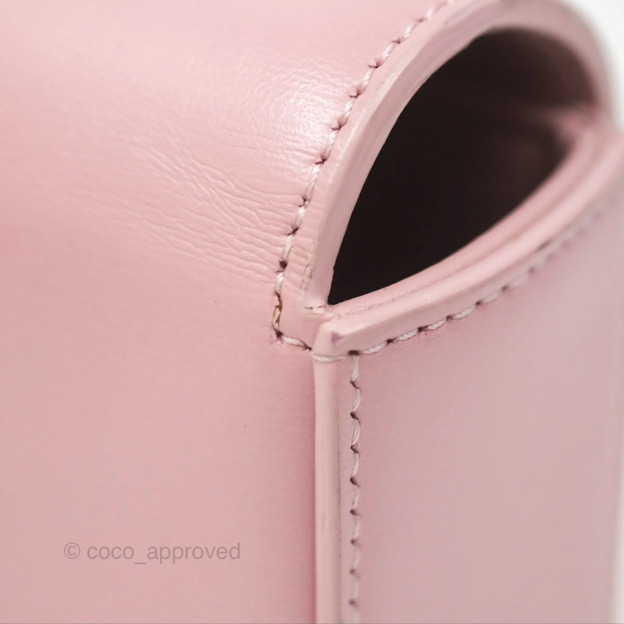 Celine Mini Triomphe Shiny Calfskin Pink