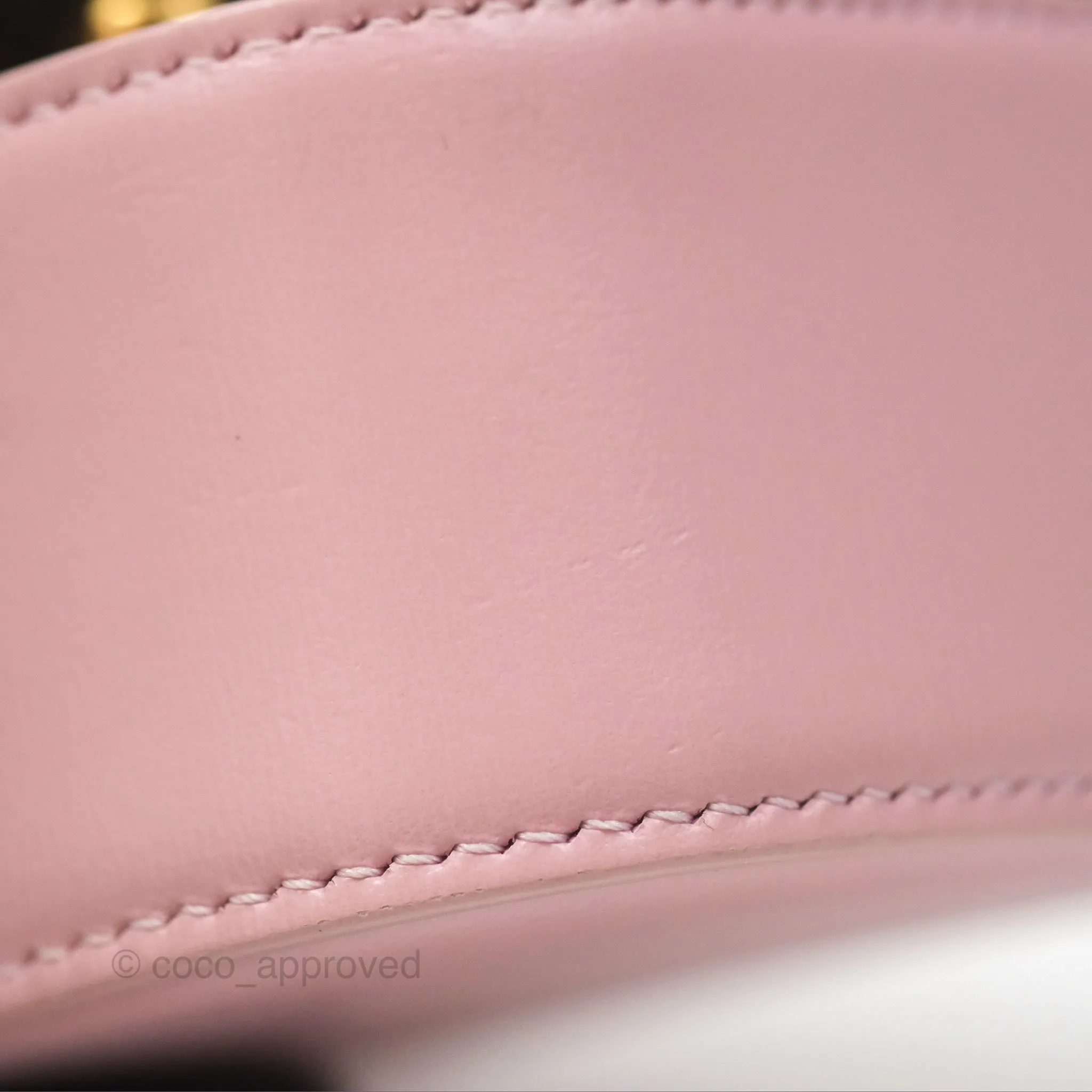 Celine Mini Triomphe Shiny Calfskin Pink