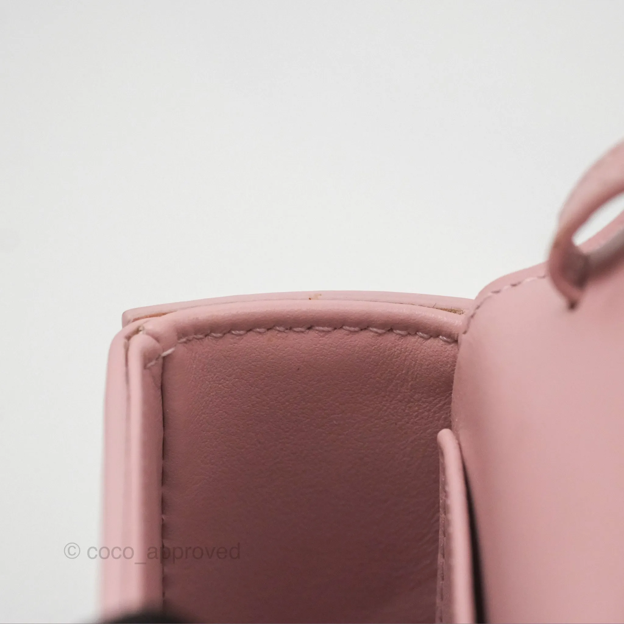 Celine Mini Triomphe Shiny Calfskin Pink
