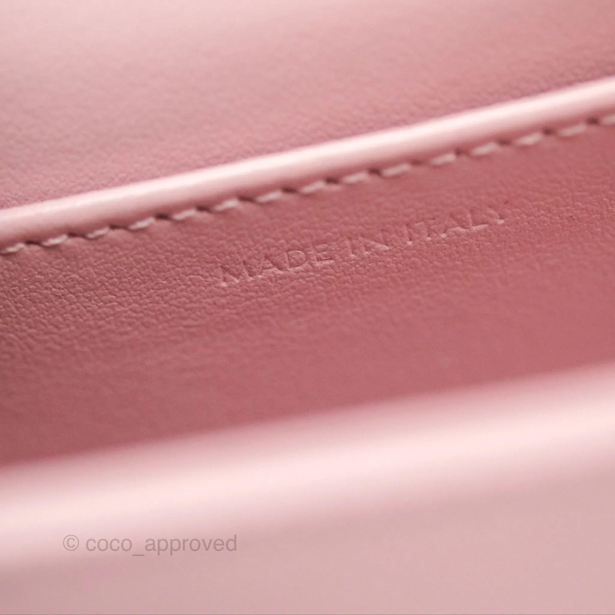 Celine Mini Triomphe Shiny Calfskin Pink
