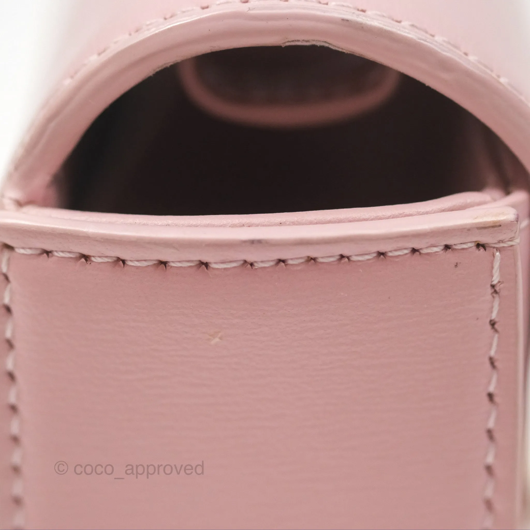 Celine Mini Triomphe Shiny Calfskin Pink