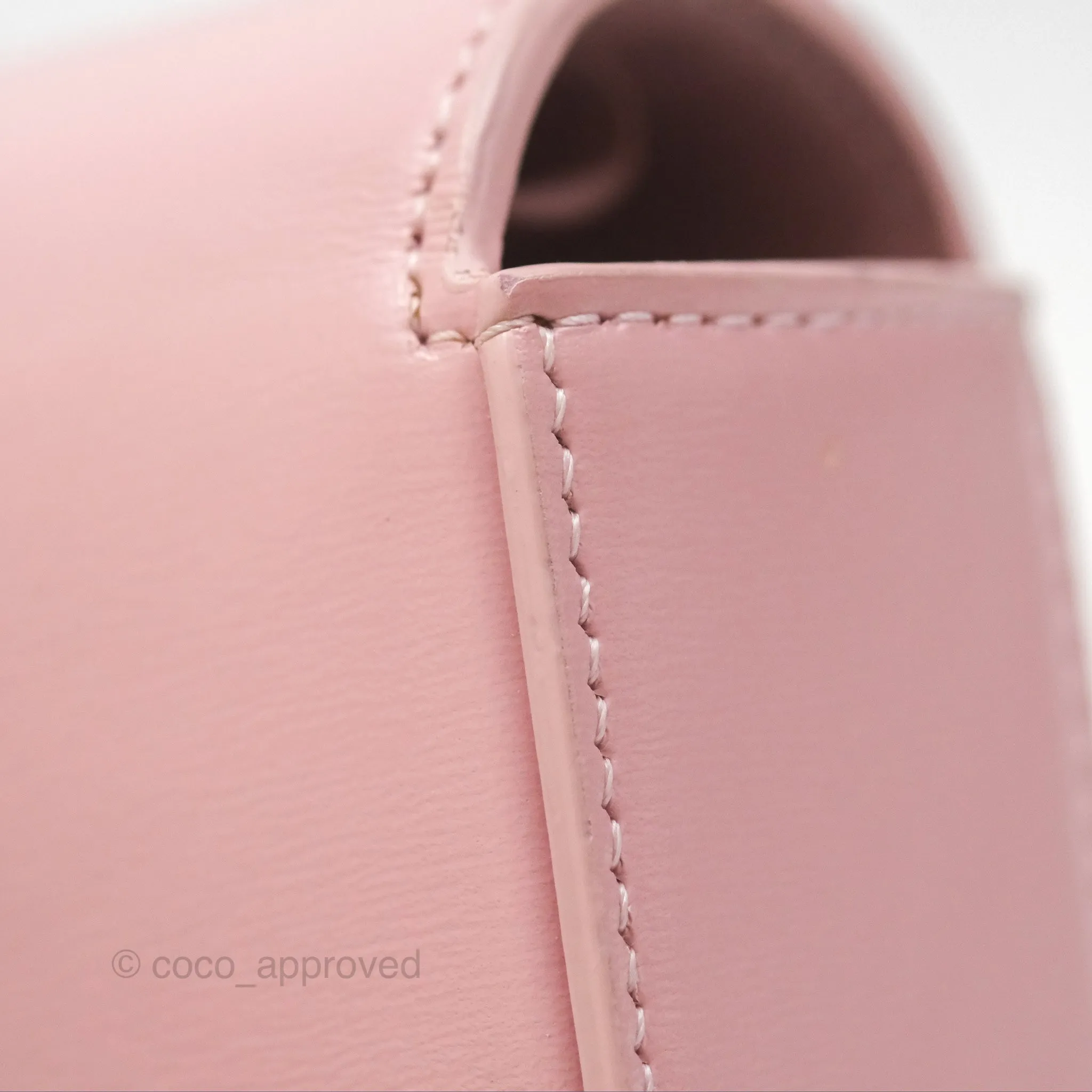 Celine Mini Triomphe Shiny Calfskin Pink
